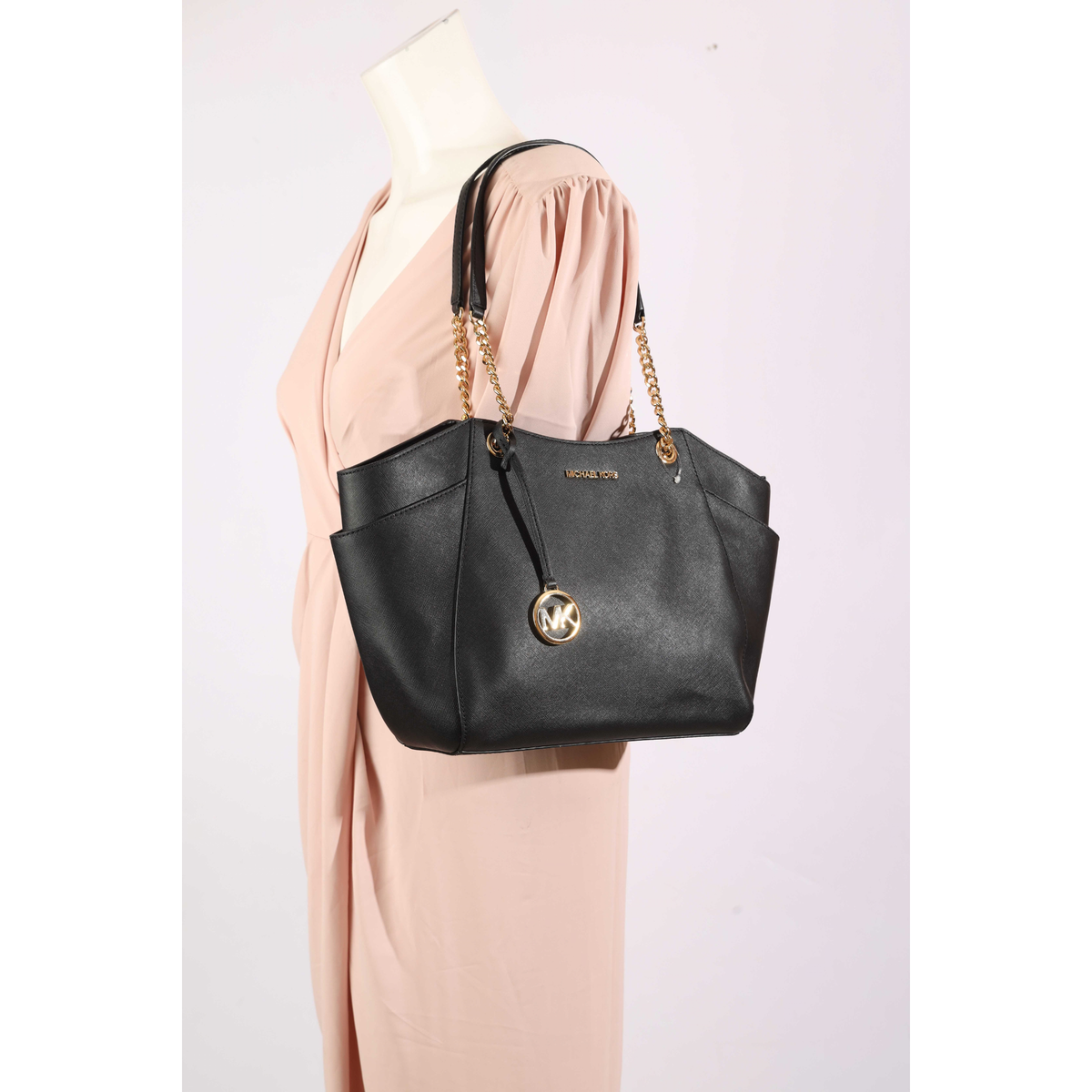 Michael Kors Jet Set Travel Black Tote
