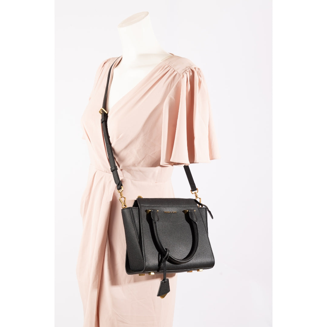 Charles & Keith Black Small Satchel Bag