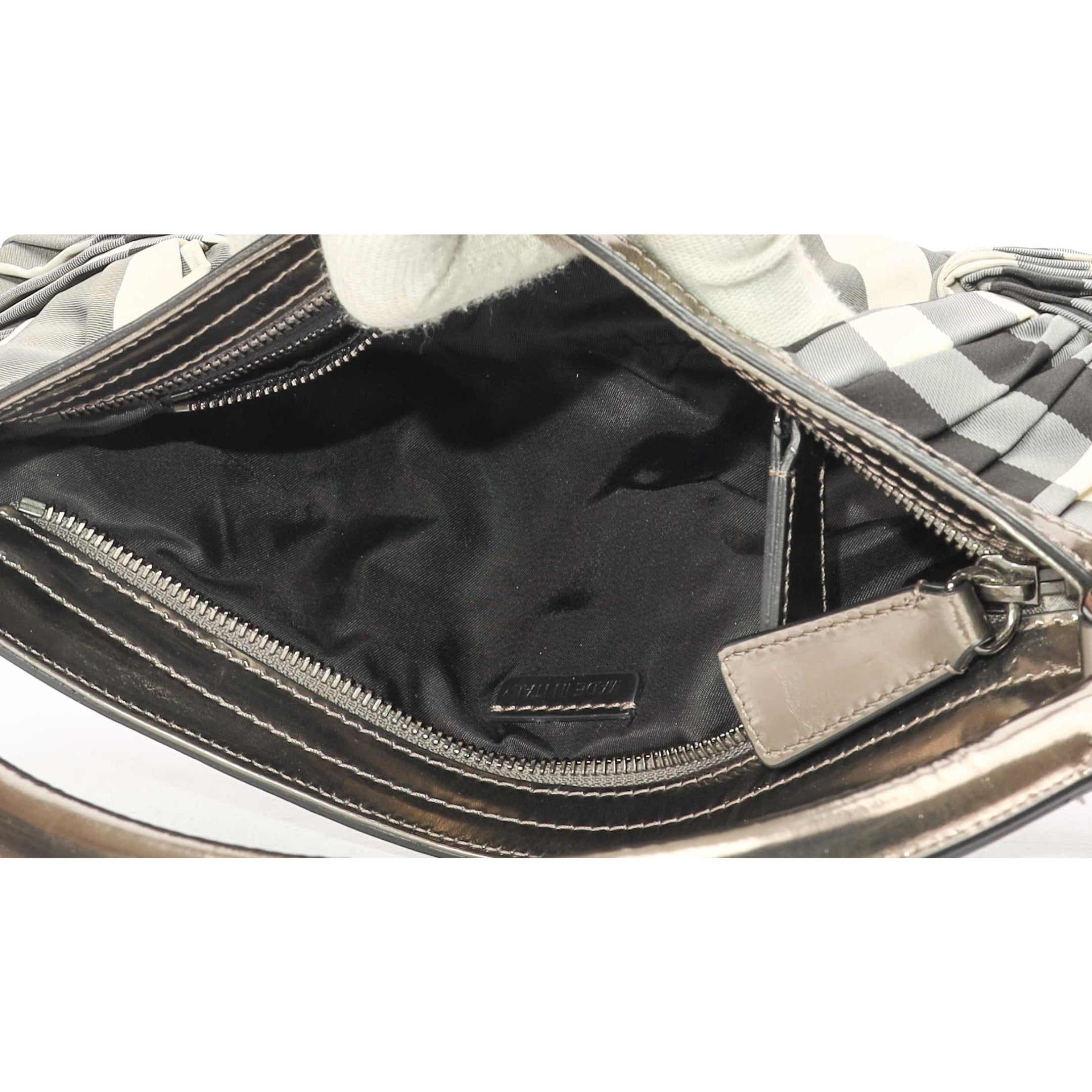 Burberry Supernova Check Canvas Handbag