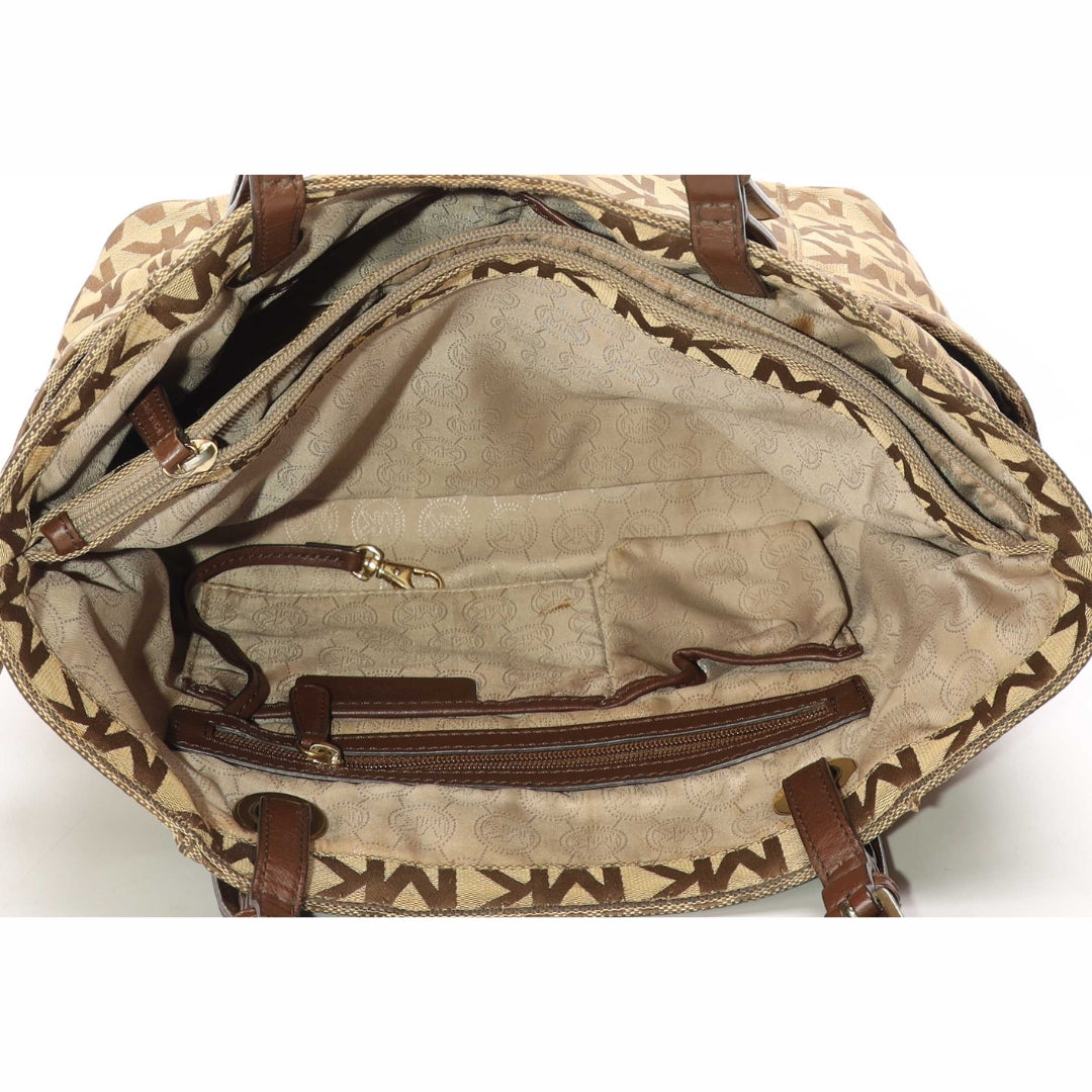 Michael Kors Jet Set Toffee Logo Tote