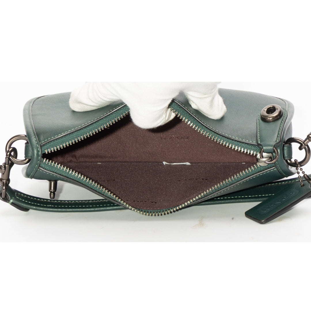 Coach Green Swinger Small Sling Bag