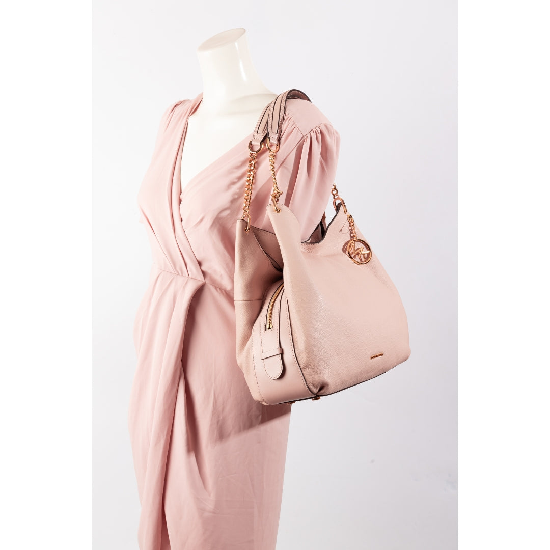 Michael Kors Rose Lillie Large Shoulder Bag