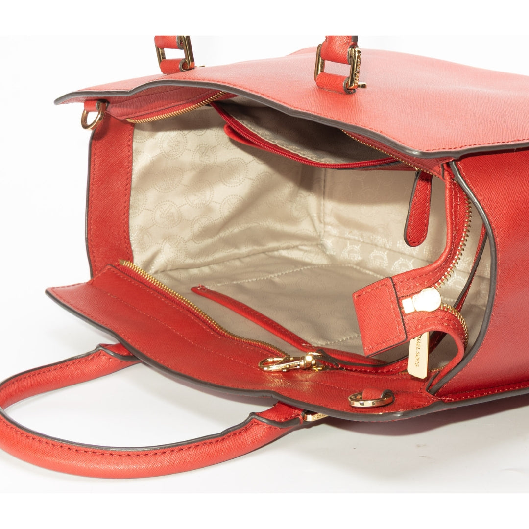 Michael Kors Red Selma Satchel
