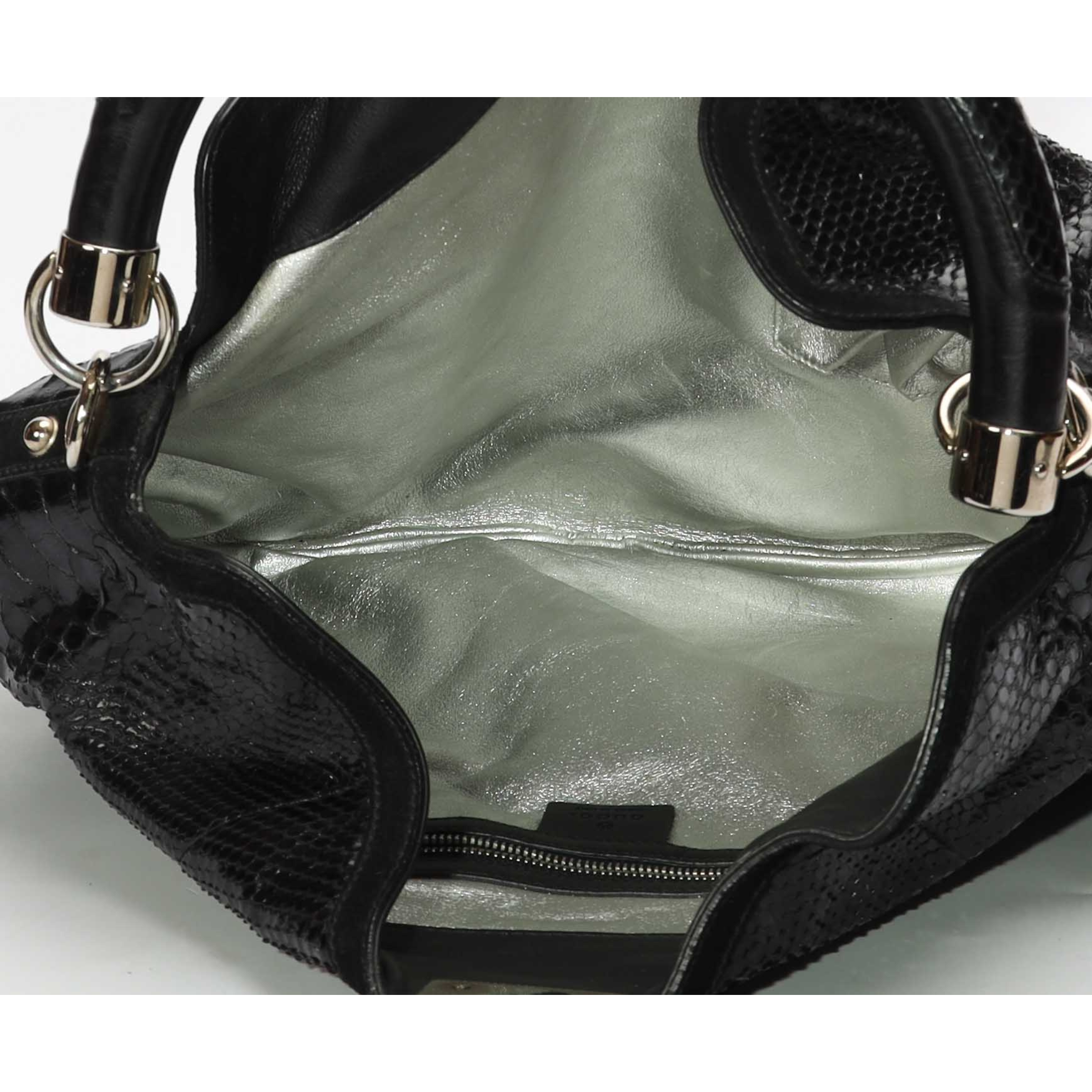 Gucci Black Babouska Indy Top Handle Bag