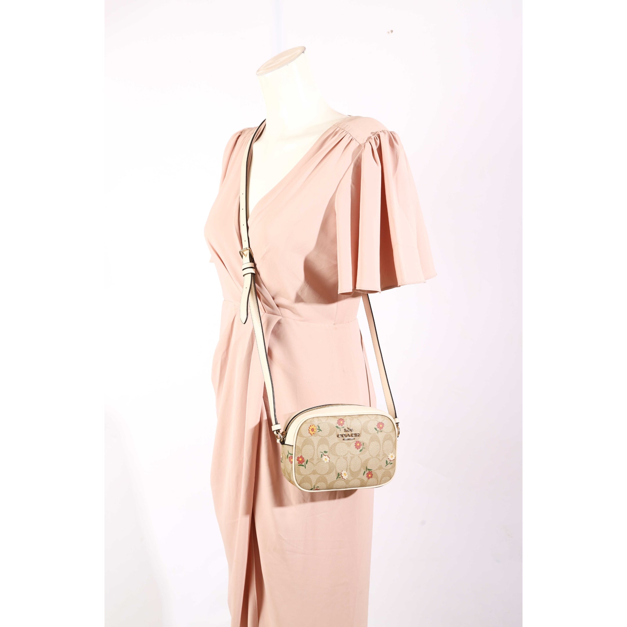 Coach White Mini Jamie Camera Bag