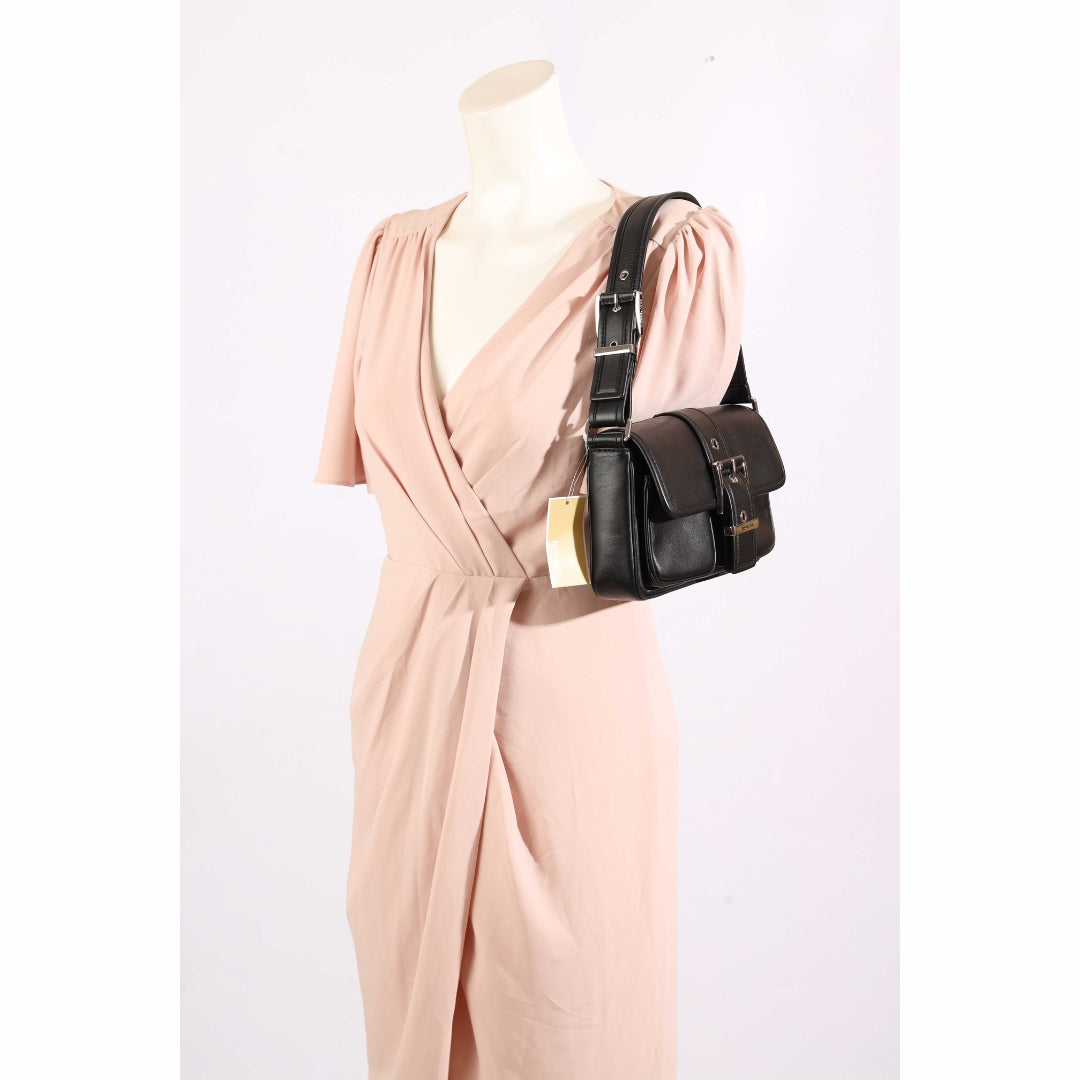 Michael Kors Black Colby Medium Shoulder Bag