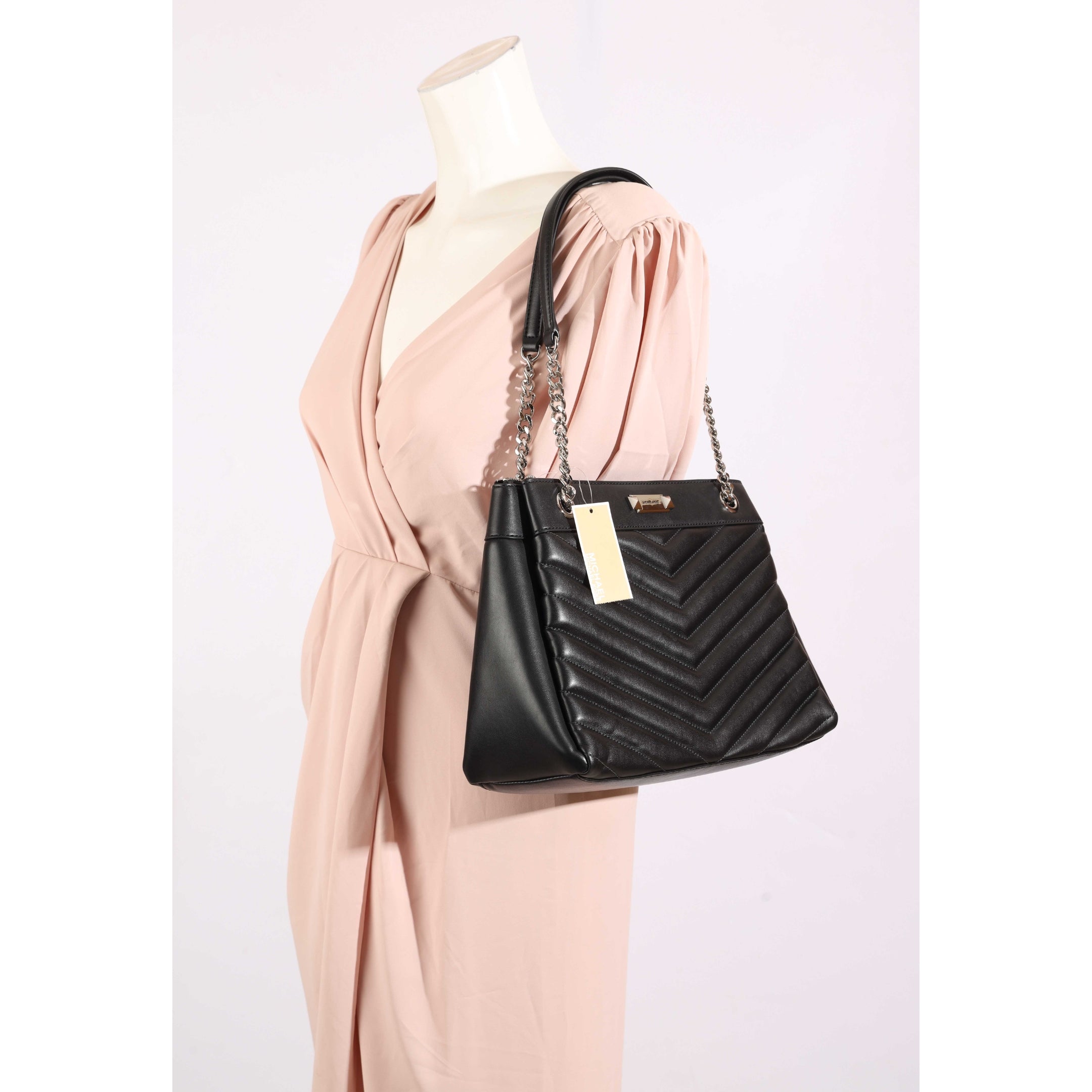 Michael Kors Whitney Black Quilted Tote
