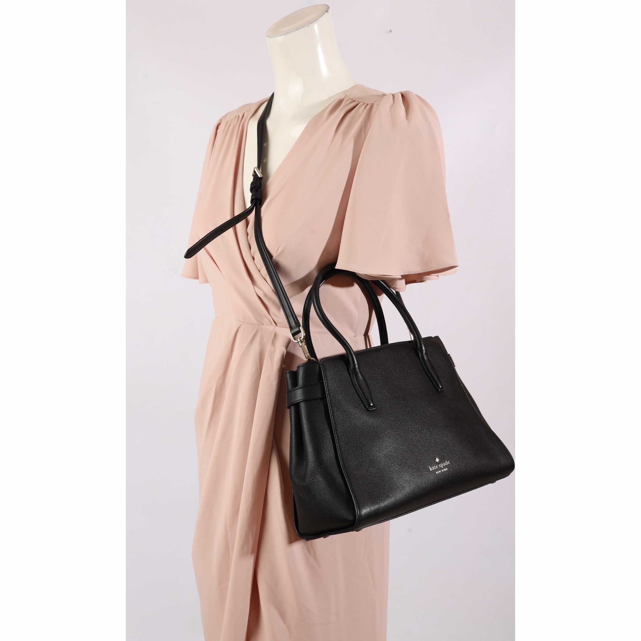 Kate Spade Lucia Black Convertible Satchel