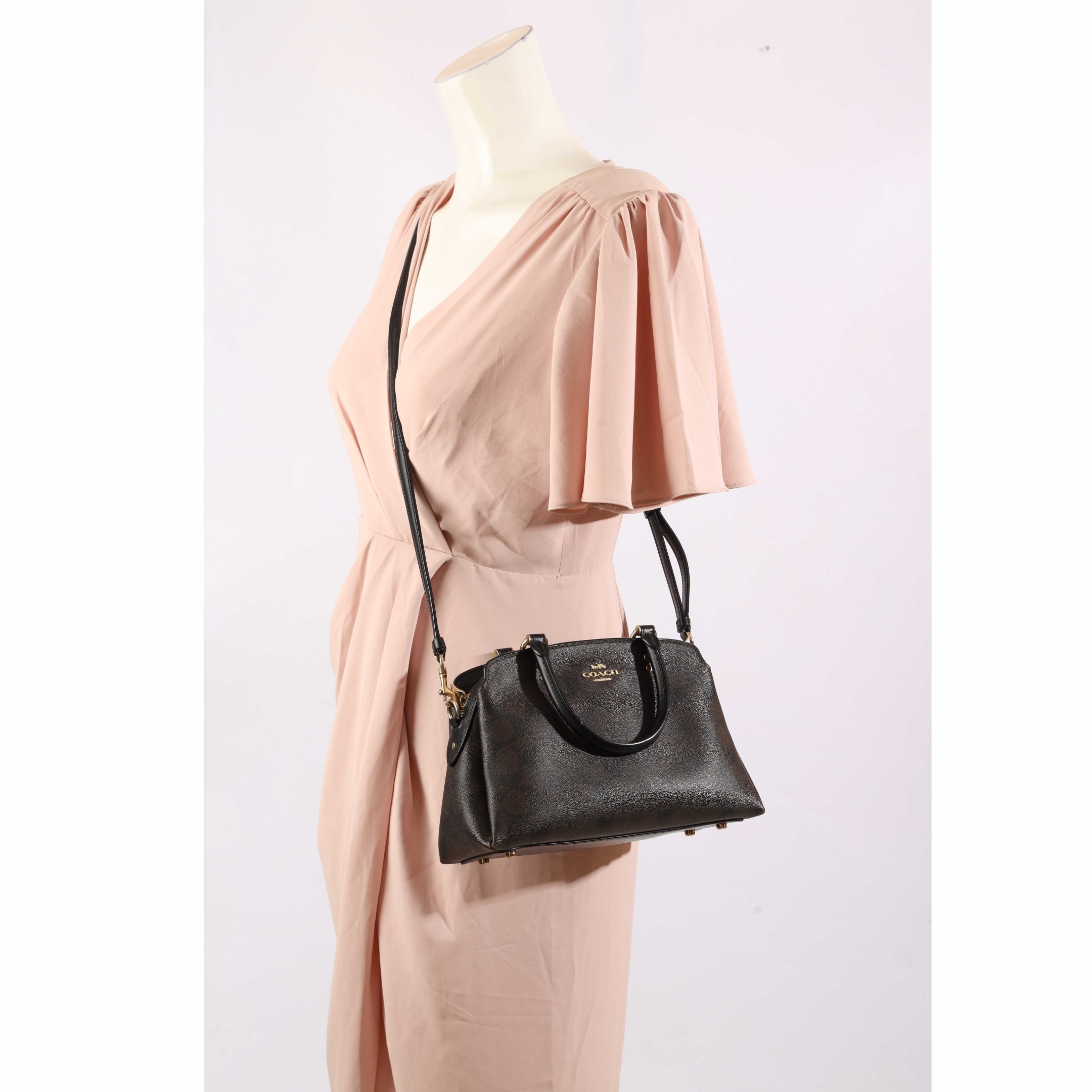 Coach Lillie Signature Canvas Carryall Satchel