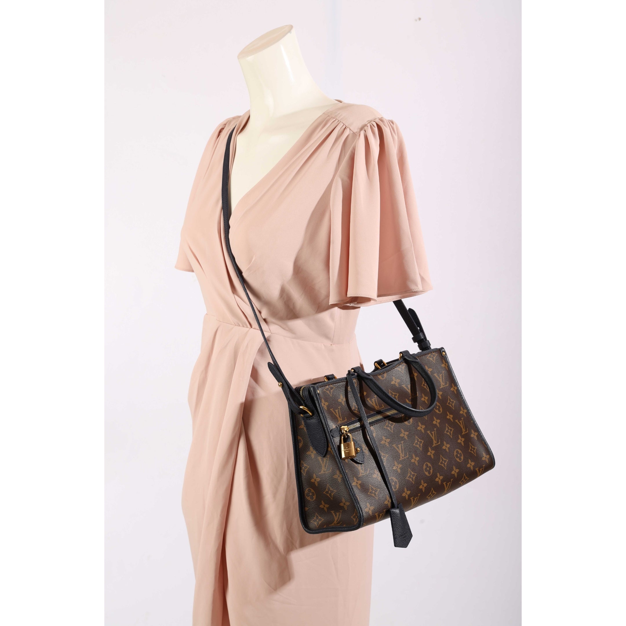Louis Vuitton Brown Monogram Popincourt MM Satchel