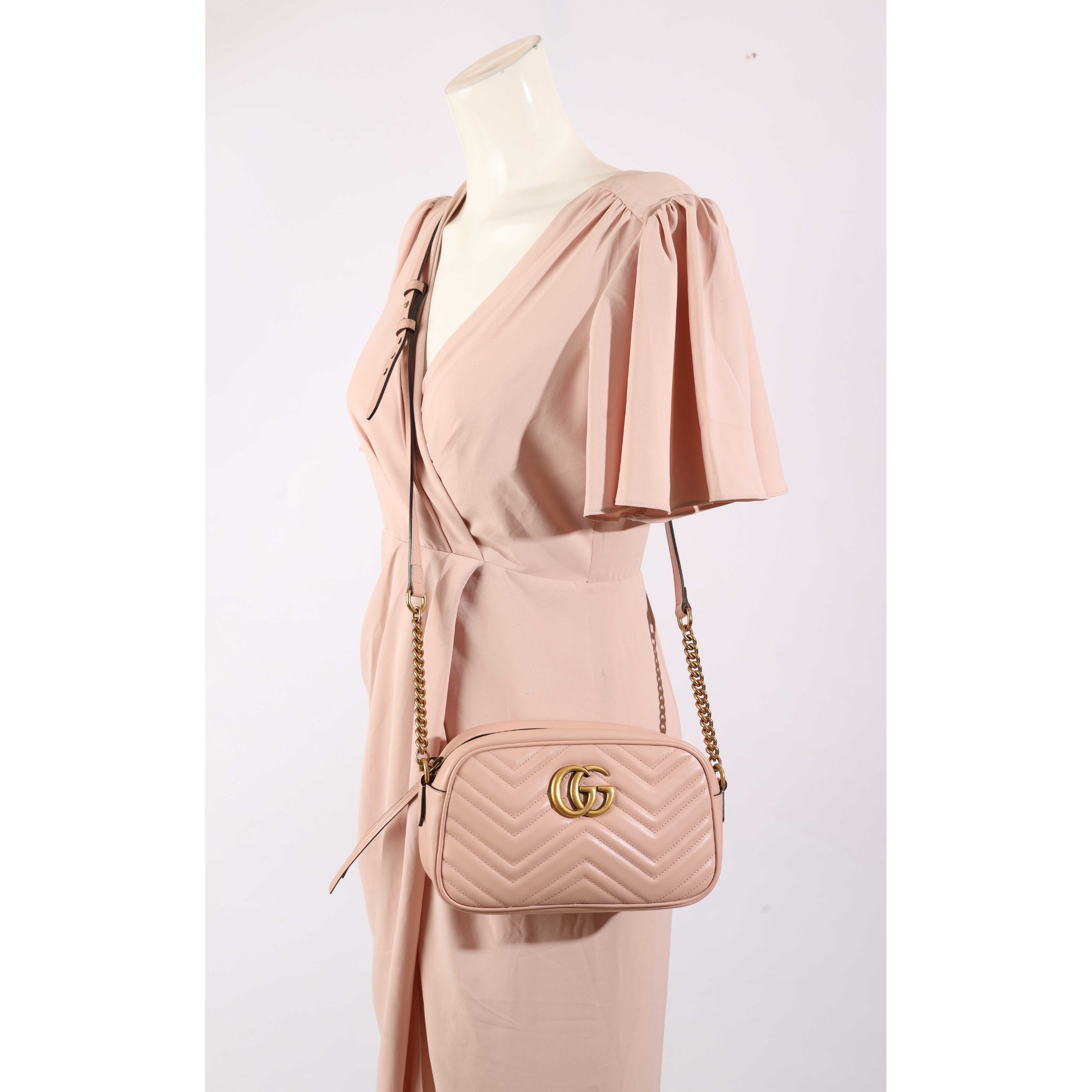 Gucci GG Marmont Pink Small Camera Bag