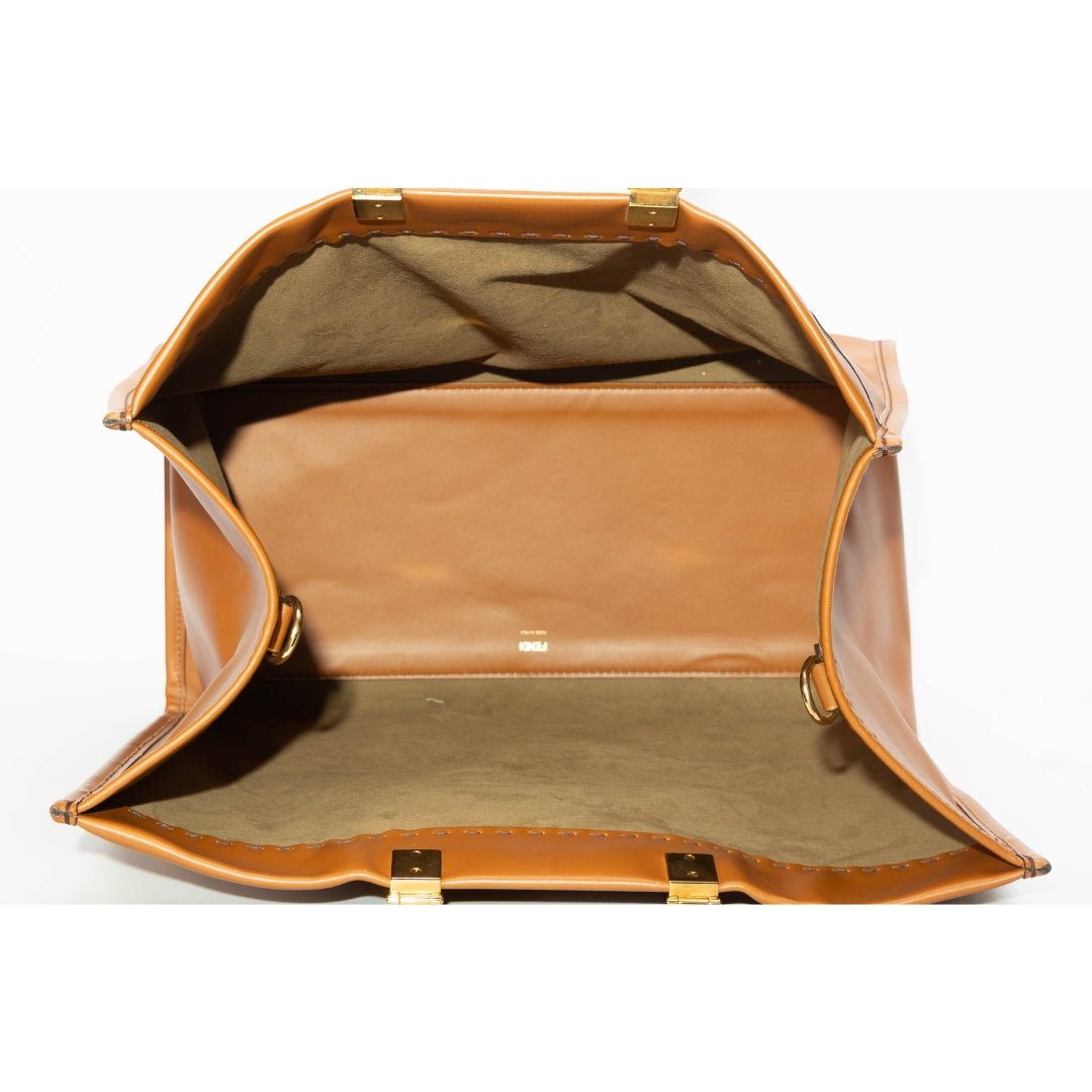 Fendi Brown Sunshine Tote