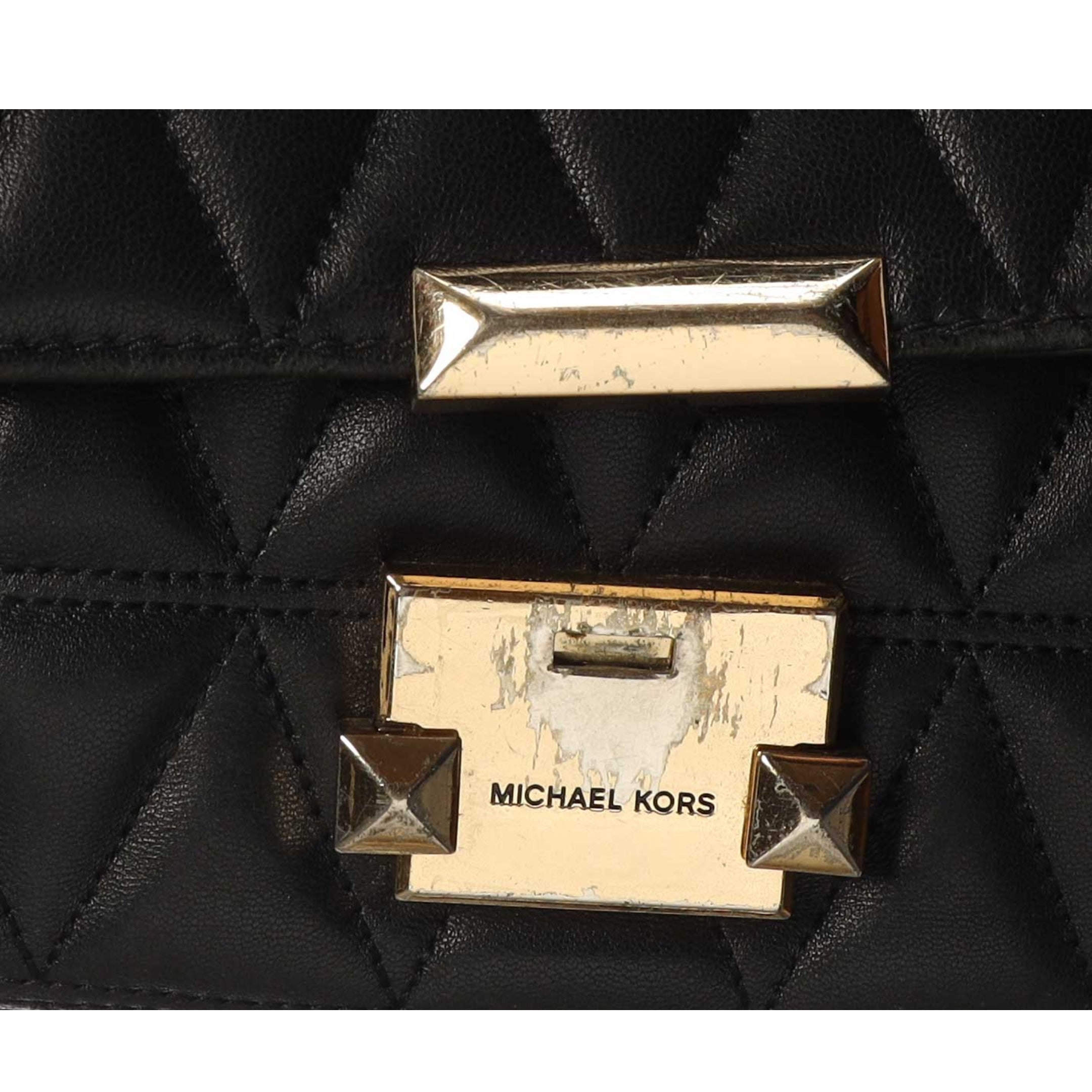 Michael Kors Black Quilted Sling