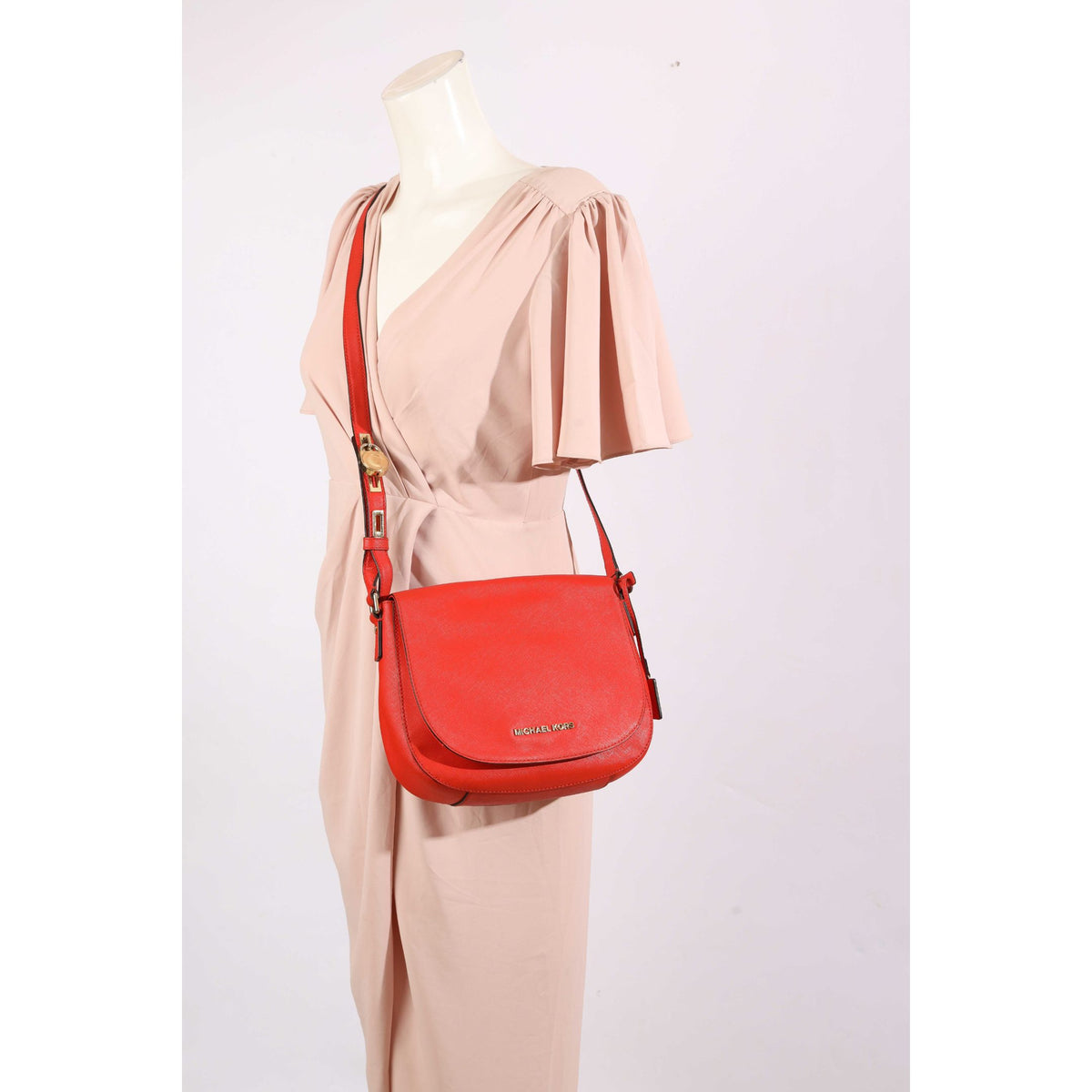 Michael Kors Hamilton Orange Bag