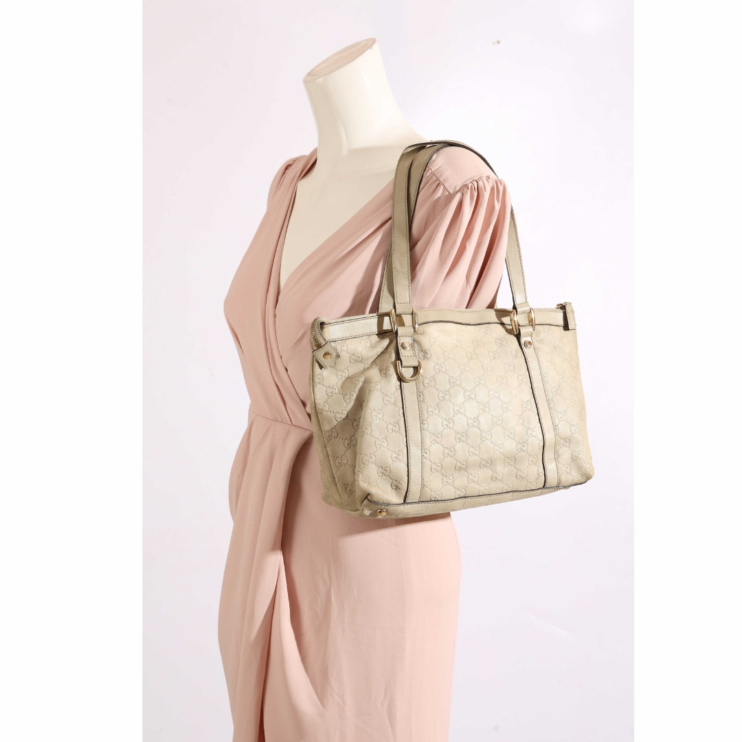 Gucci GG Beige Abbey Tote