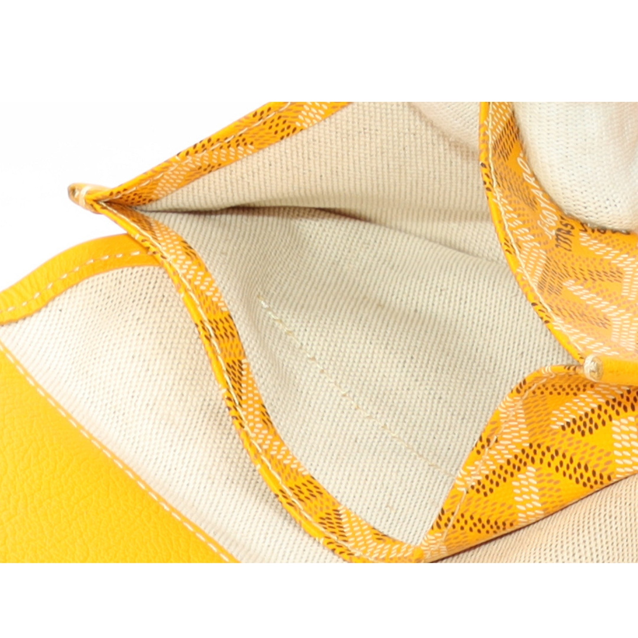 Goyard Yellow Goyardine Saint Louis GM Tote