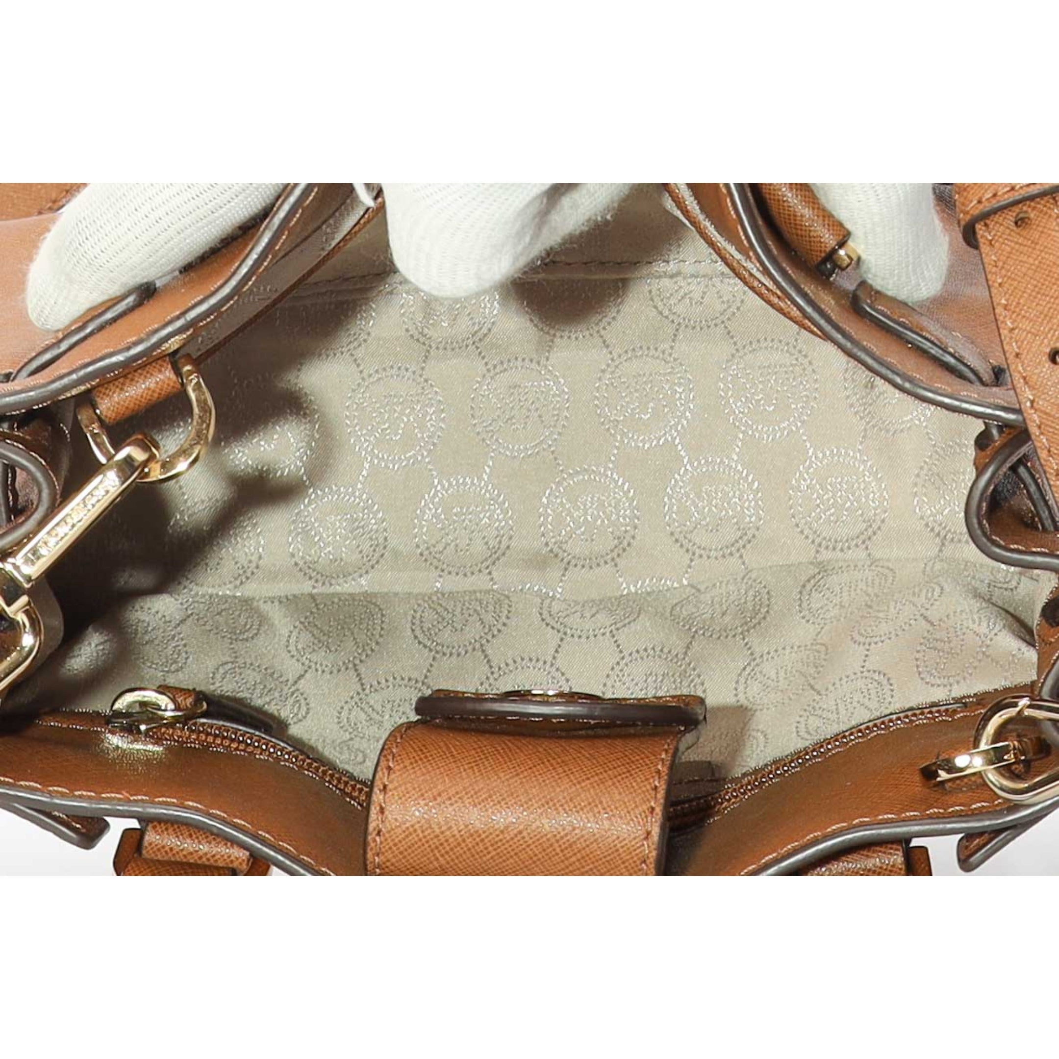 Michael Kors Brown Dillon Satchels