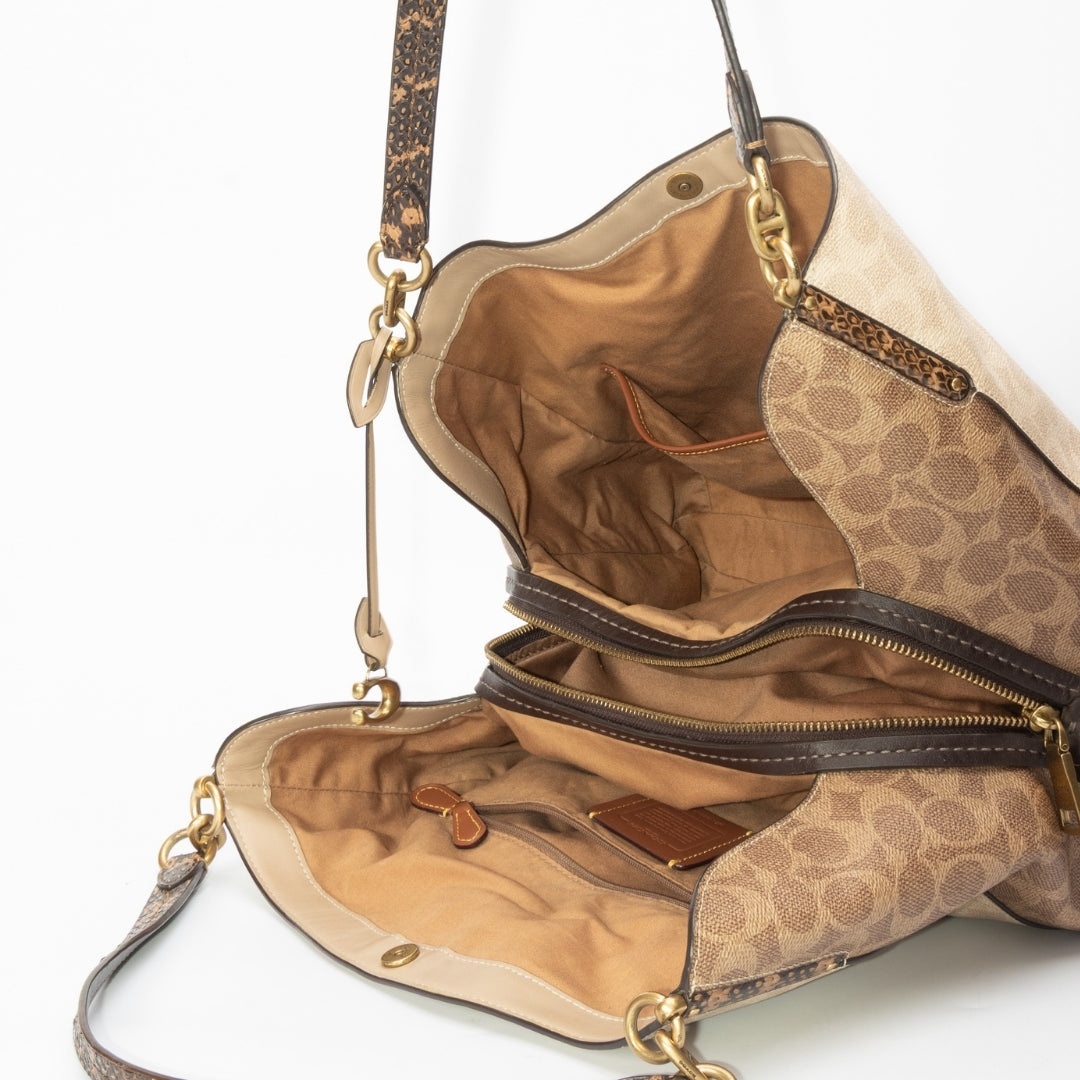 Coach Dalton 31 Medium Signature Shoulder Bag