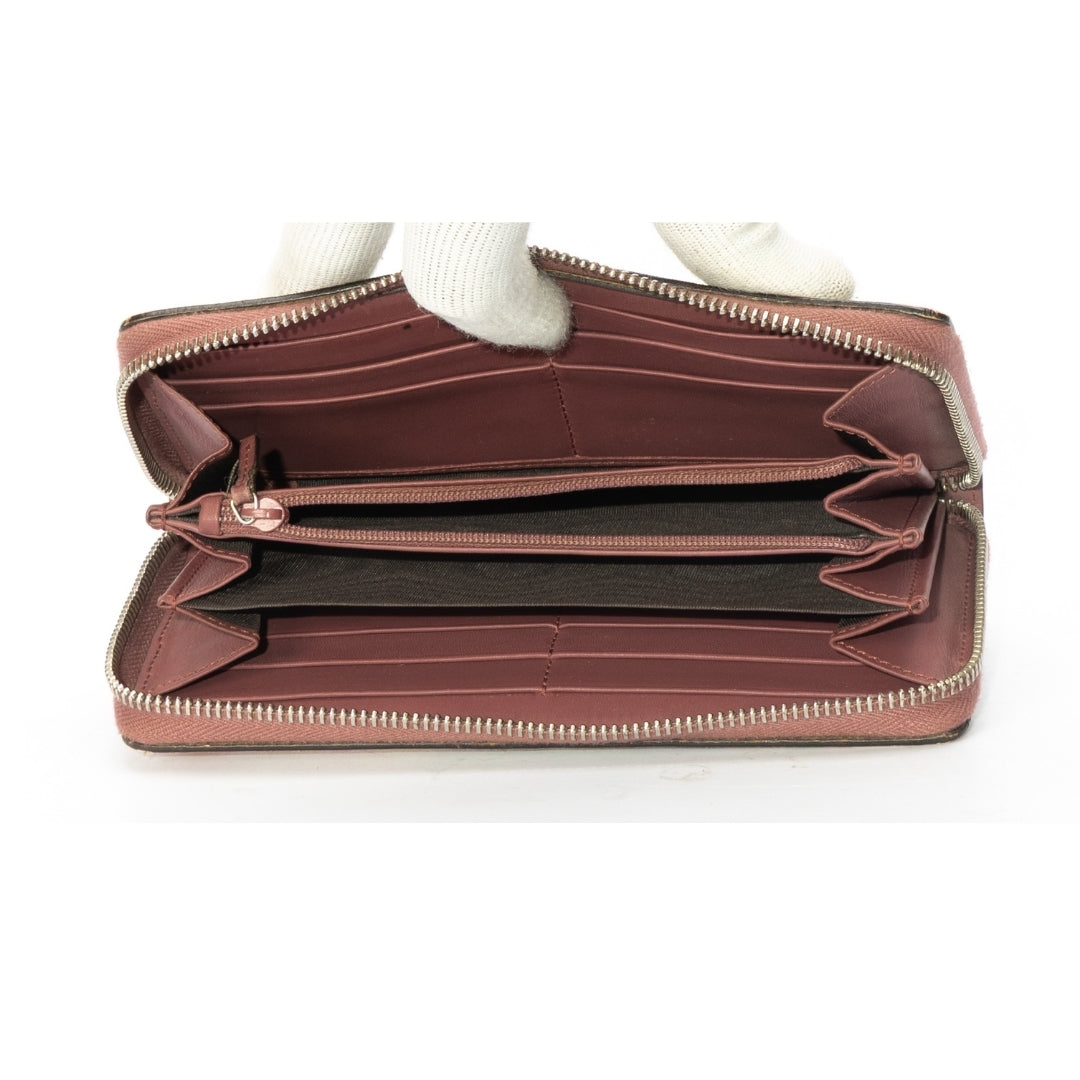 Gucci GG Blooms Supreme Zip Around Wallet