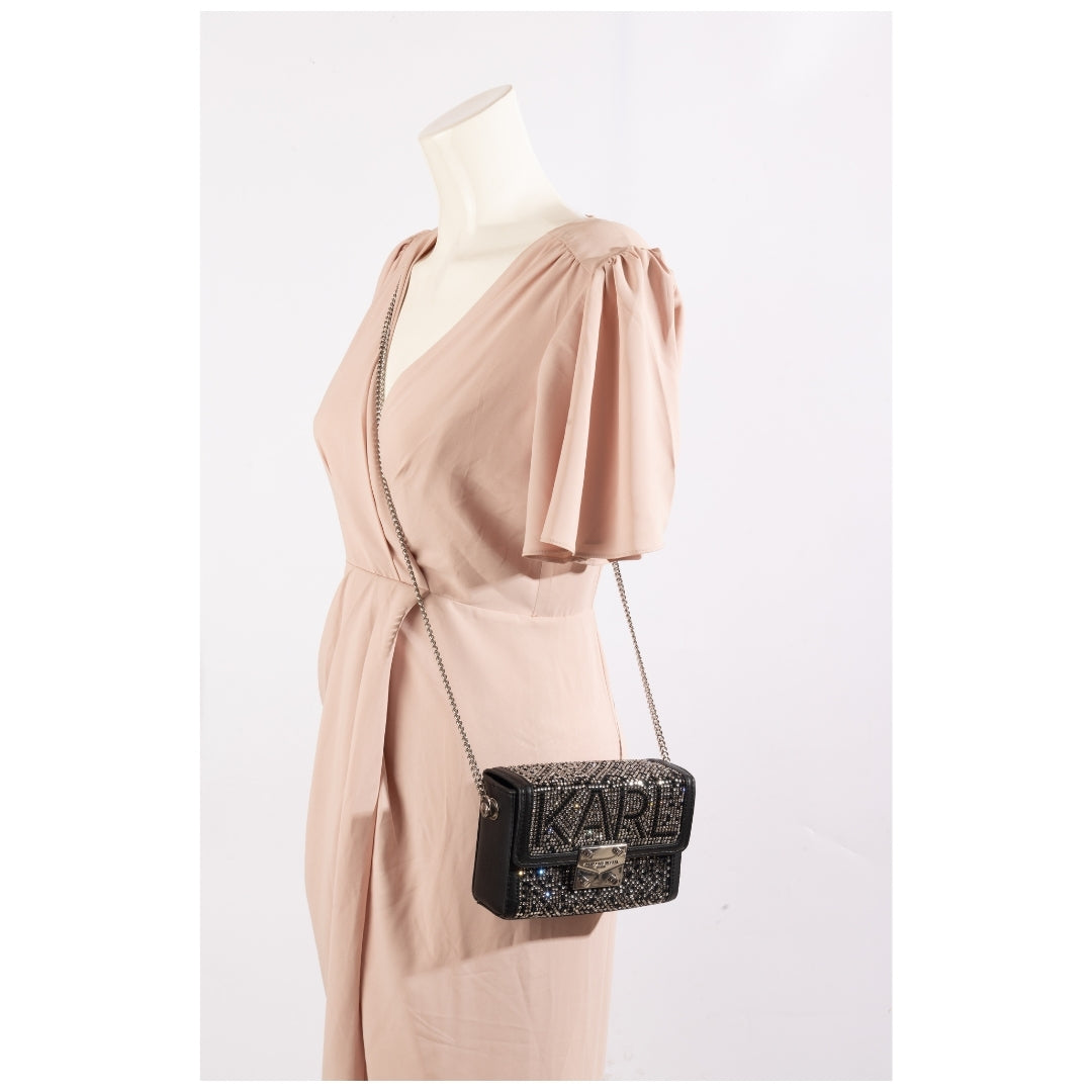 Karl Lagerfeld Paris Ikons Mini Embellished Crossbody