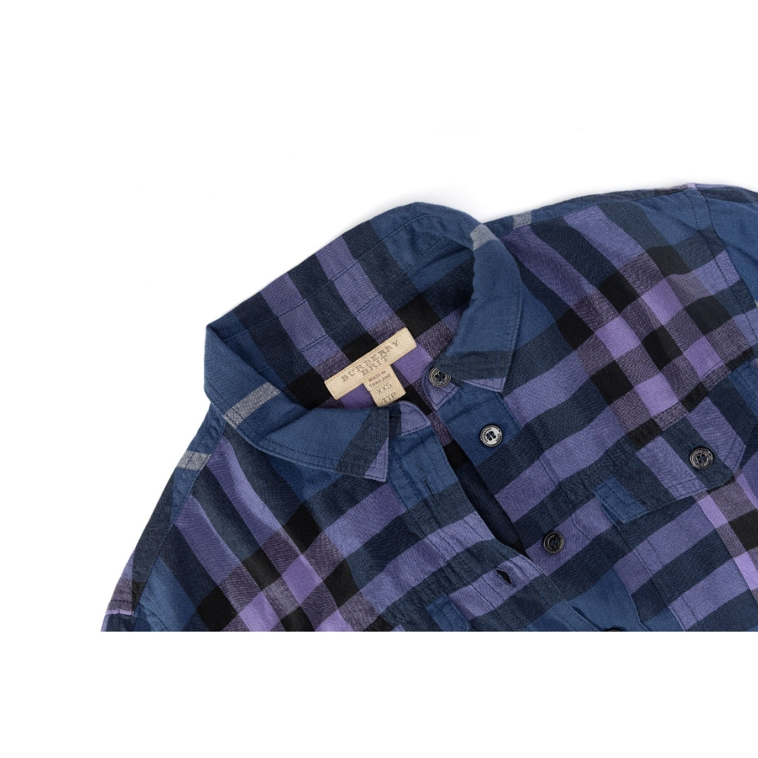 Burberry Brit Blue Checked Shirt