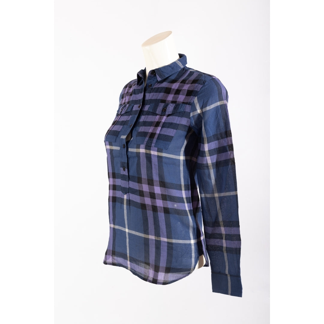 Burberry Brit Blue Checked Shirt