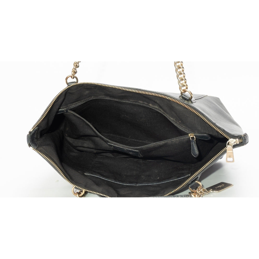 Coach Black Leather Ava Tote