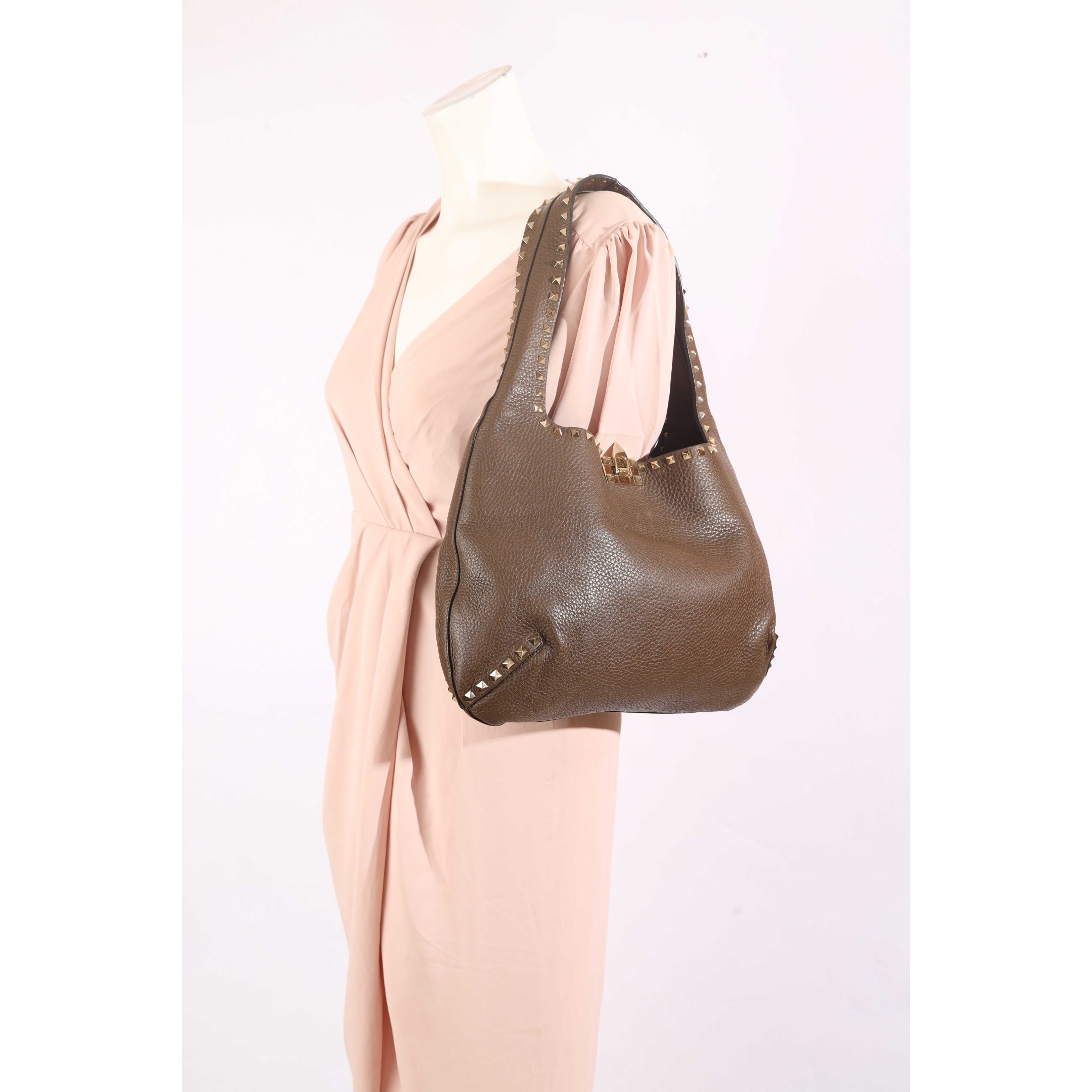 Valentino Garavani Rockstud Hobo Bag
