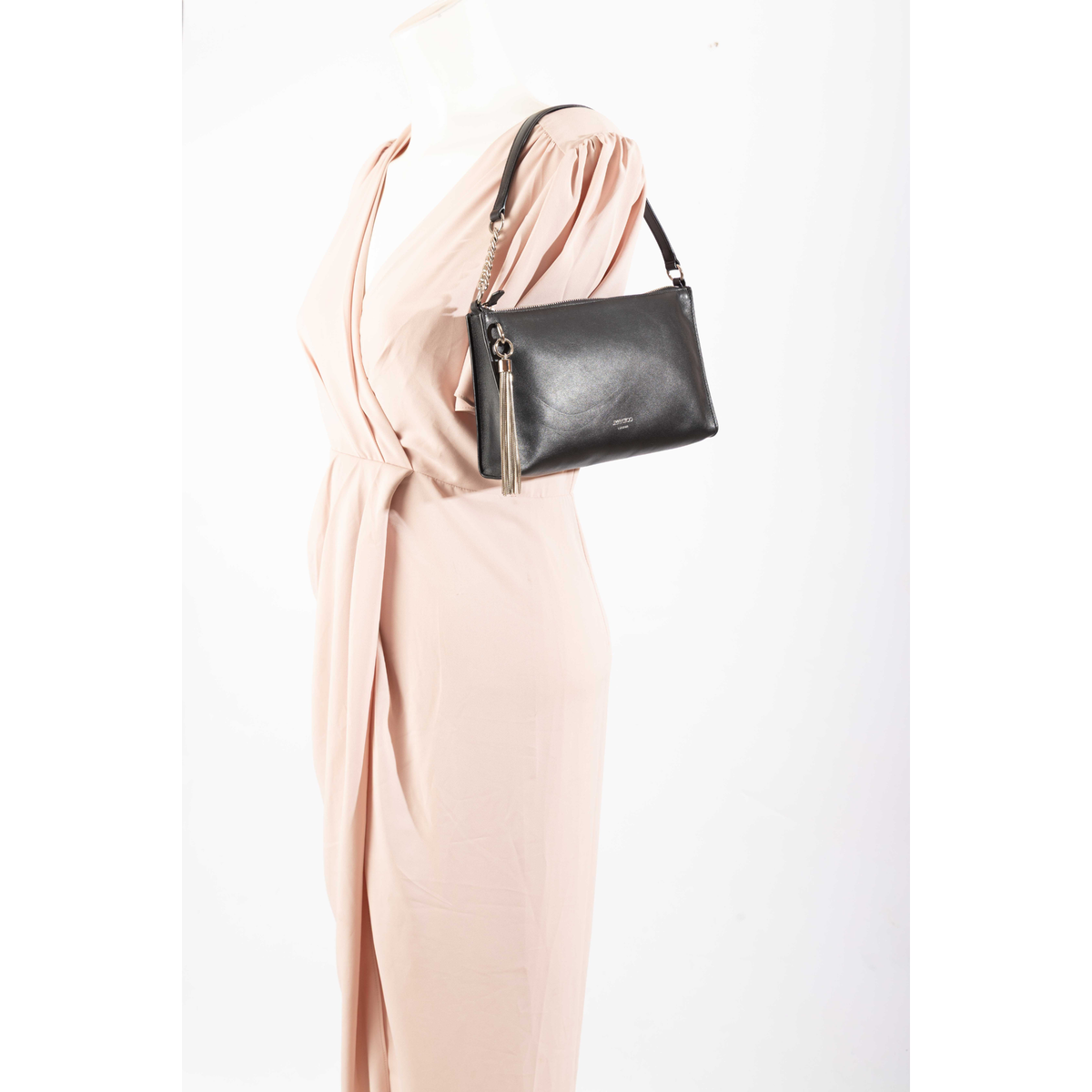 Jimmy Choo Black Callie Shoulder Bag
