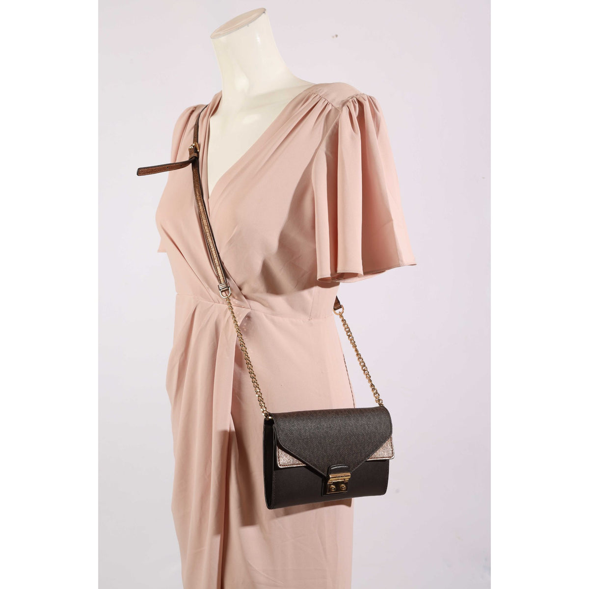 Michael Kors Chocolate Cross Body Bag