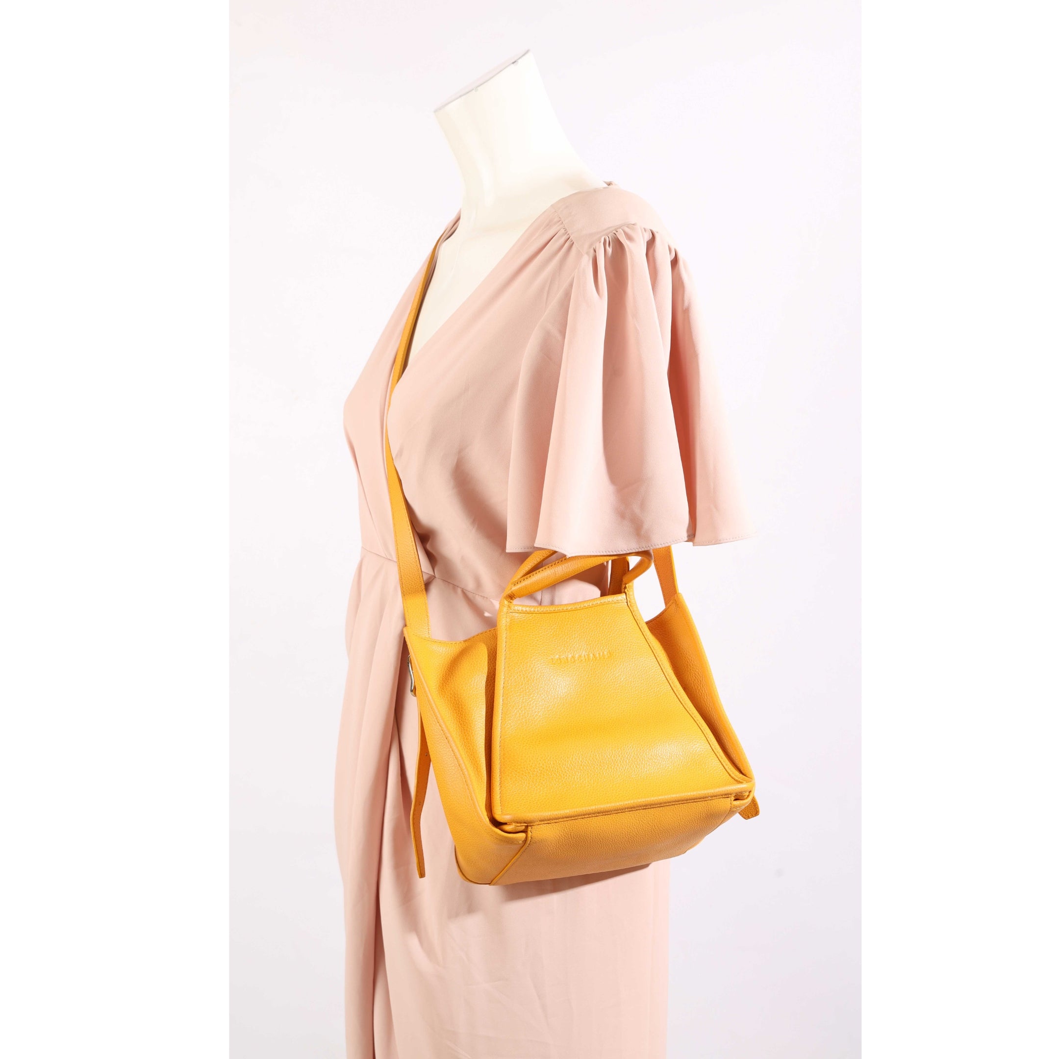Longchamp Apricot Le Foulonne S Satchel