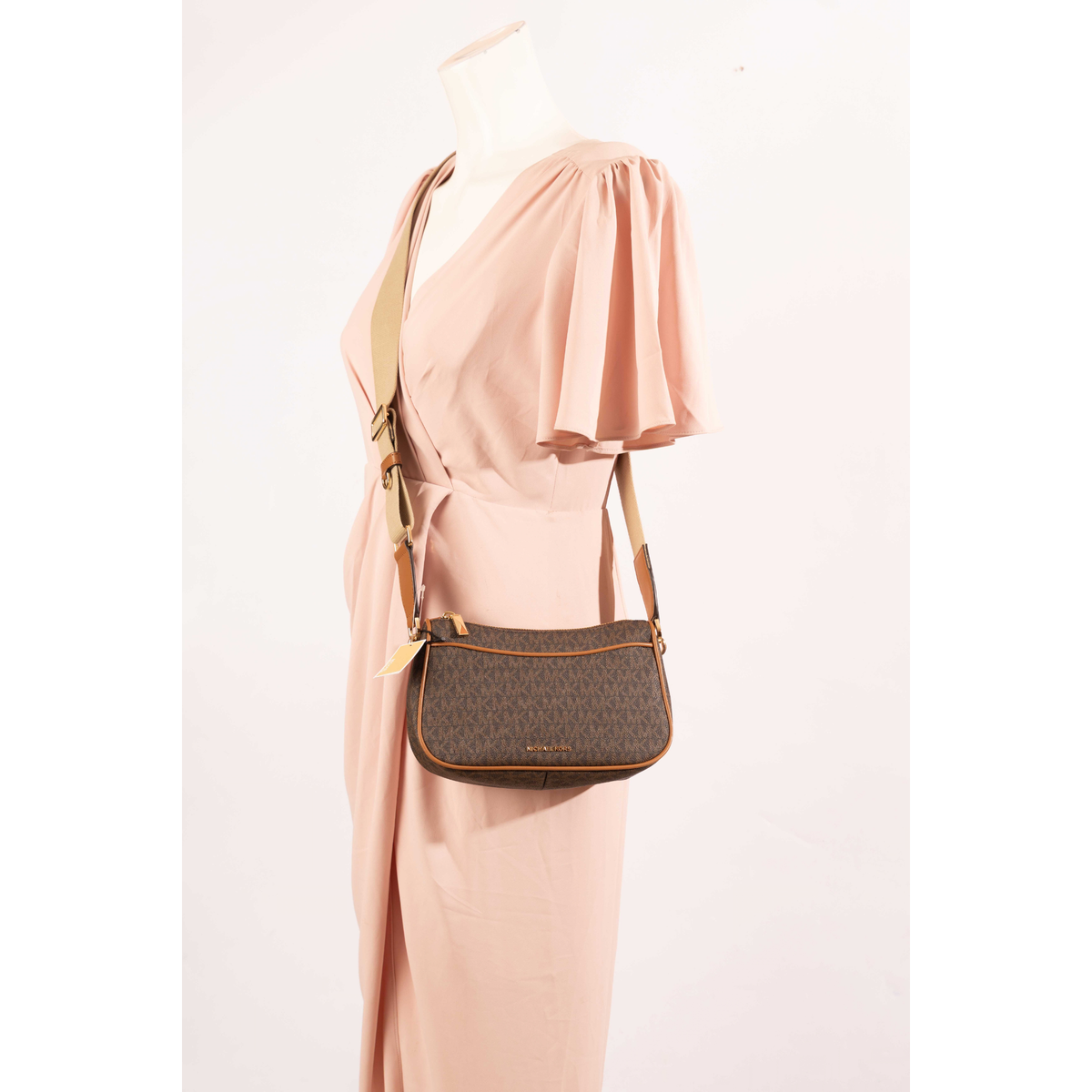 Michael Kors Jet Set Signature Logo Crossbody Bag