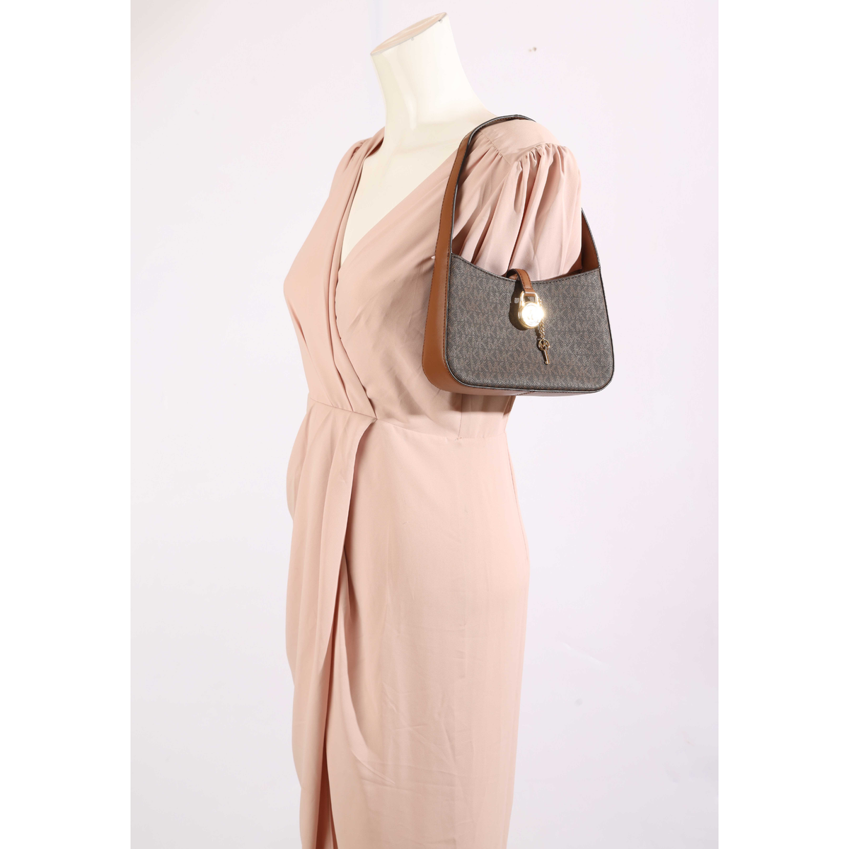 Michael Kors Lyra Signature Canvas Pouchette