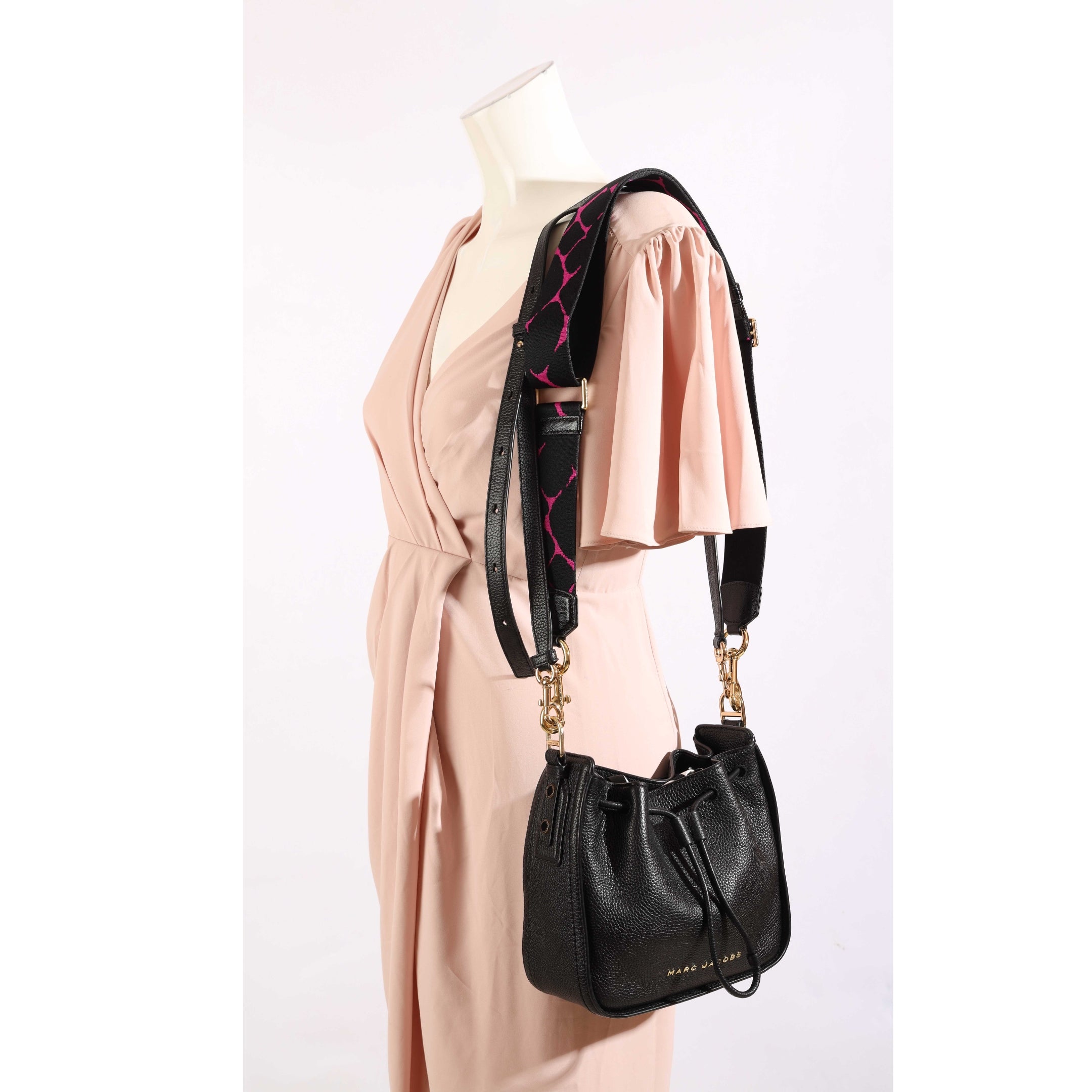Marc Jacobs The Groove Black Bucket Crossbody Bag