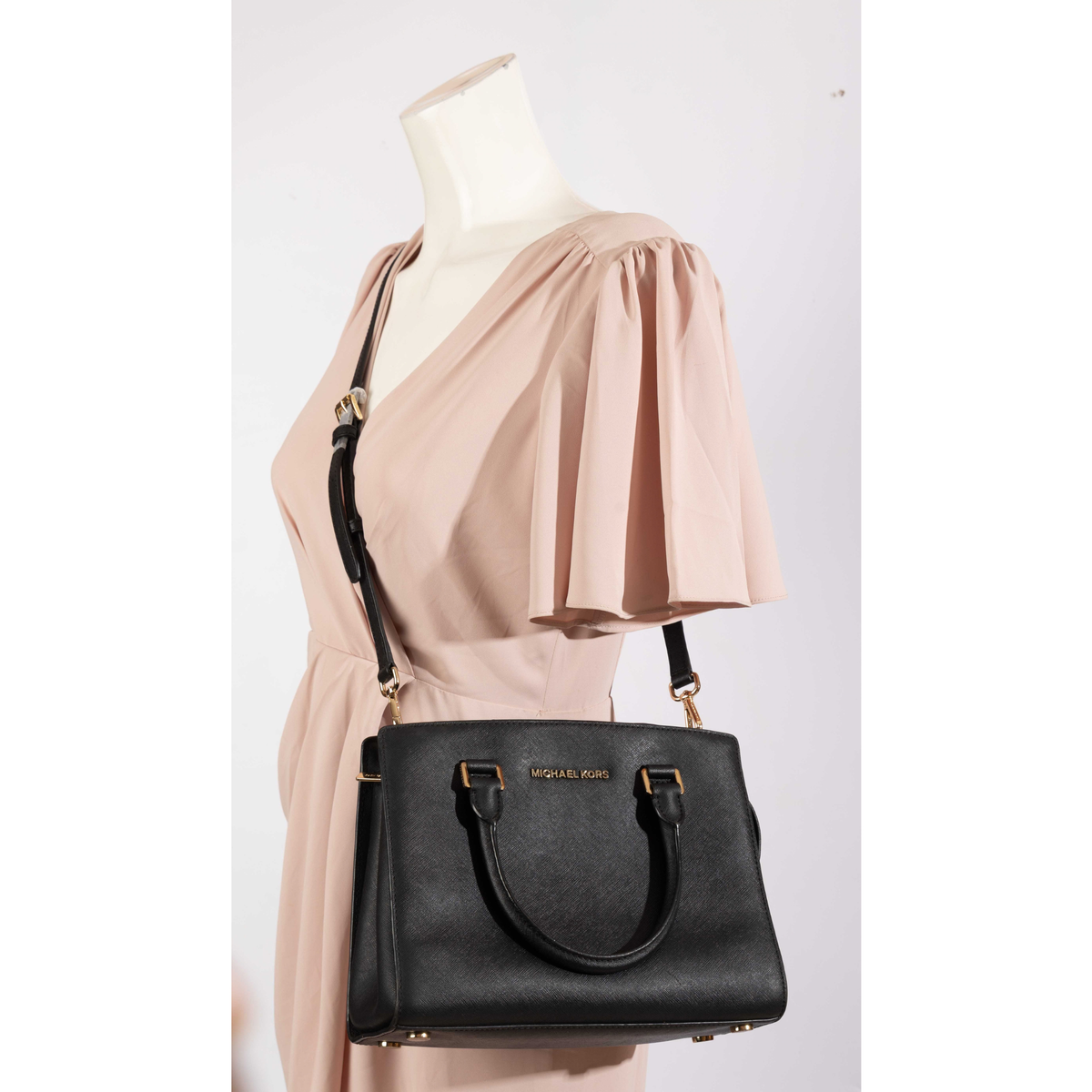 Michael Kors Black Convertible Satchel