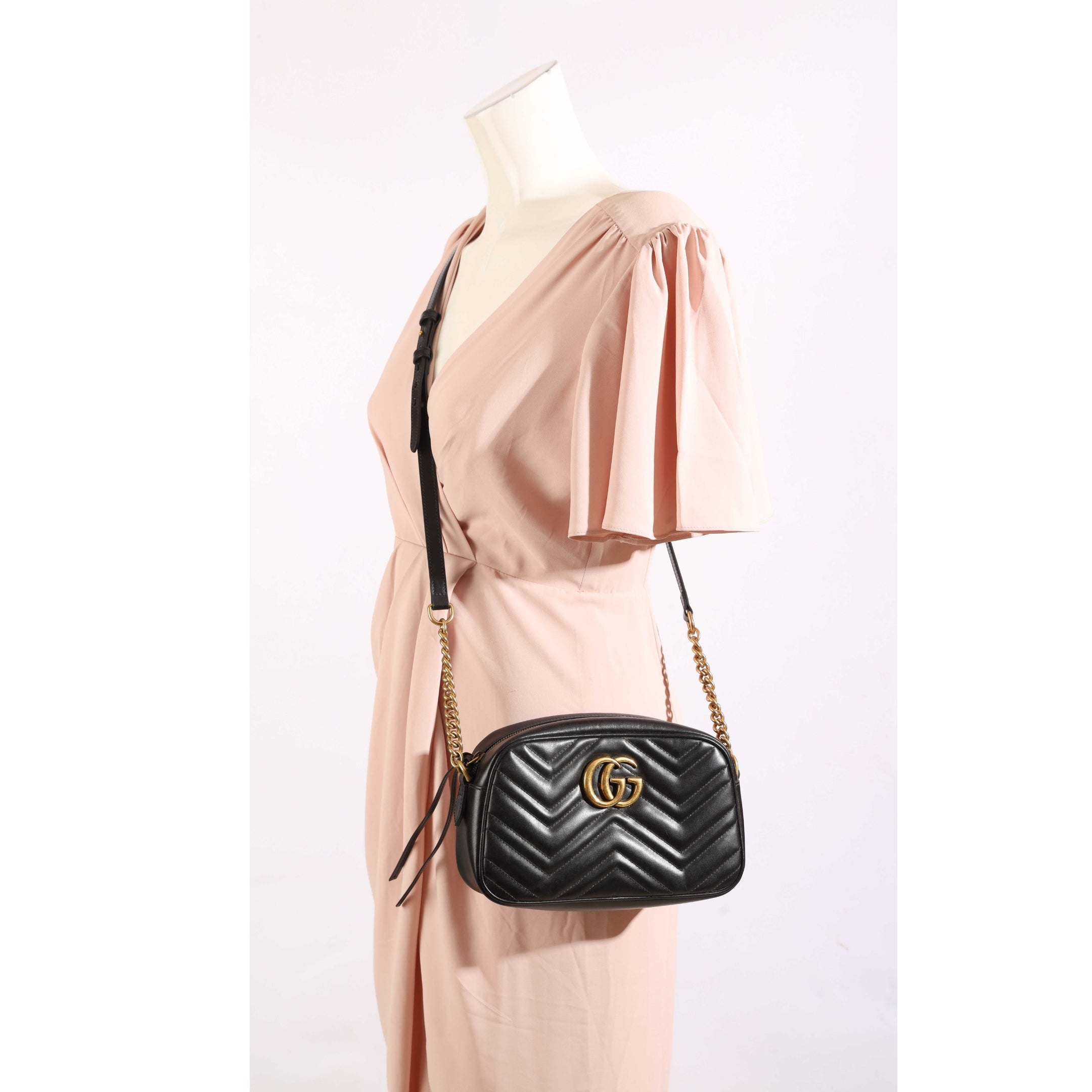 Gucci GG Marmont Black Small Camera Bag