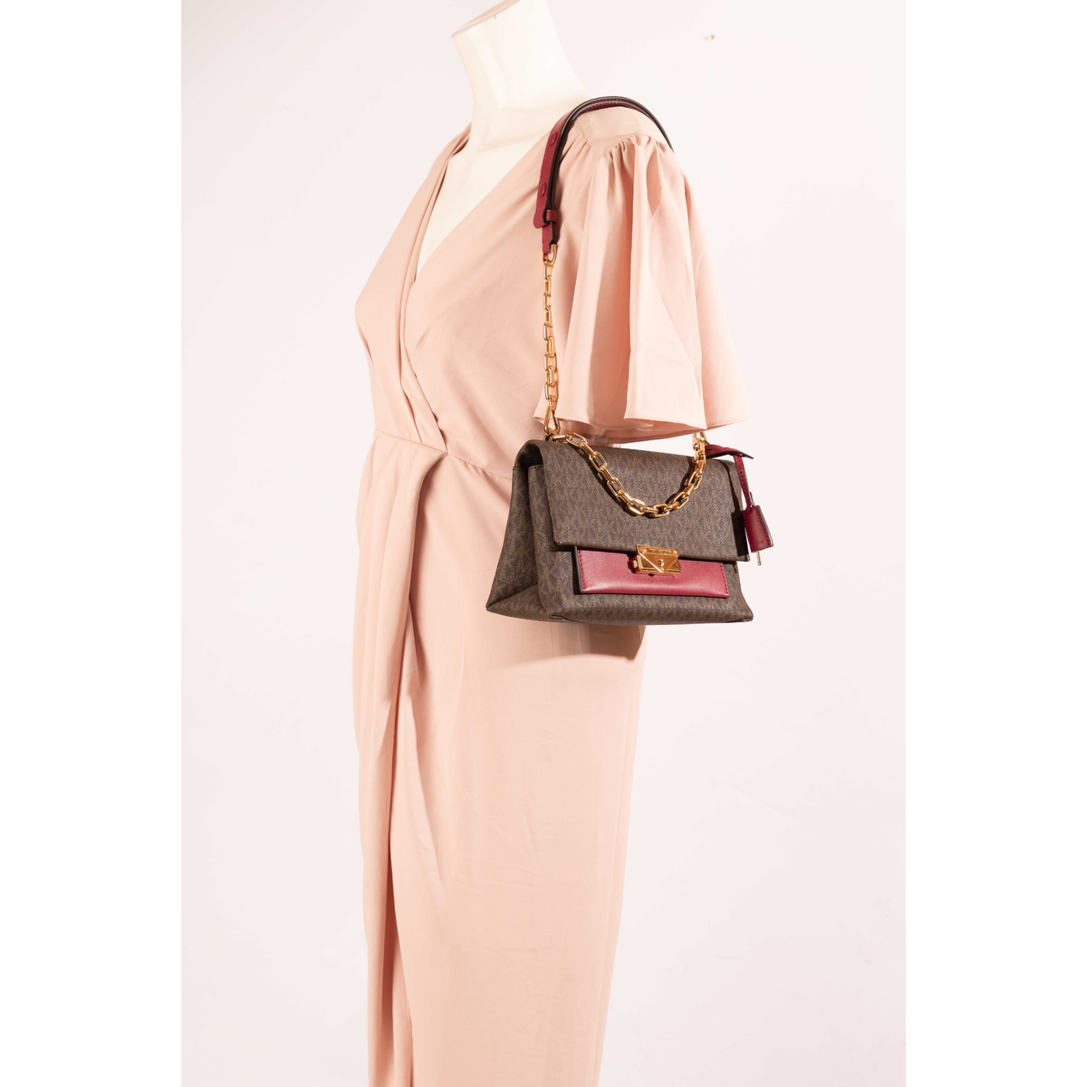 Michael Kors Cece Logo Convertible Shoulder Bag