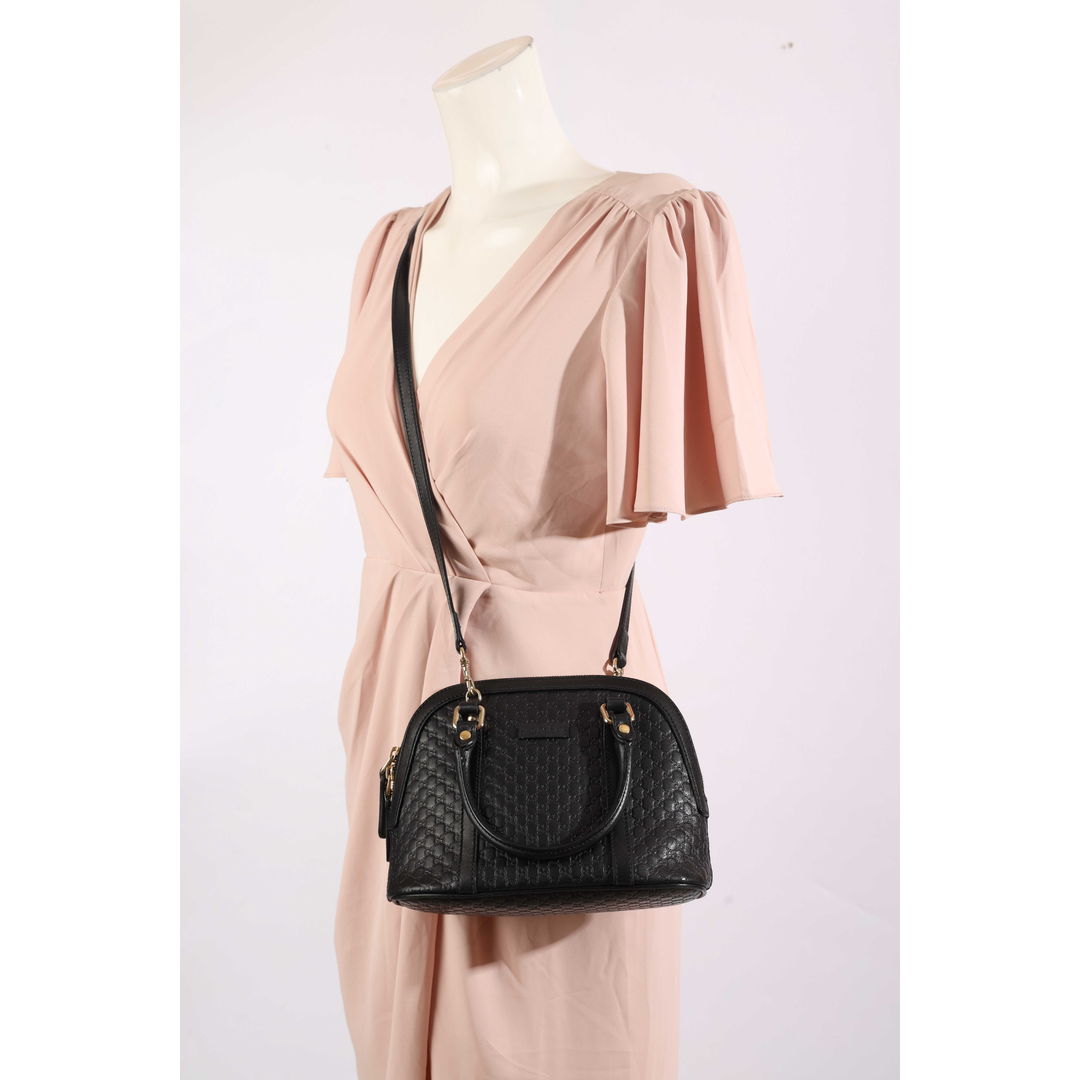 Gucci Black Dome Crossbody Bag