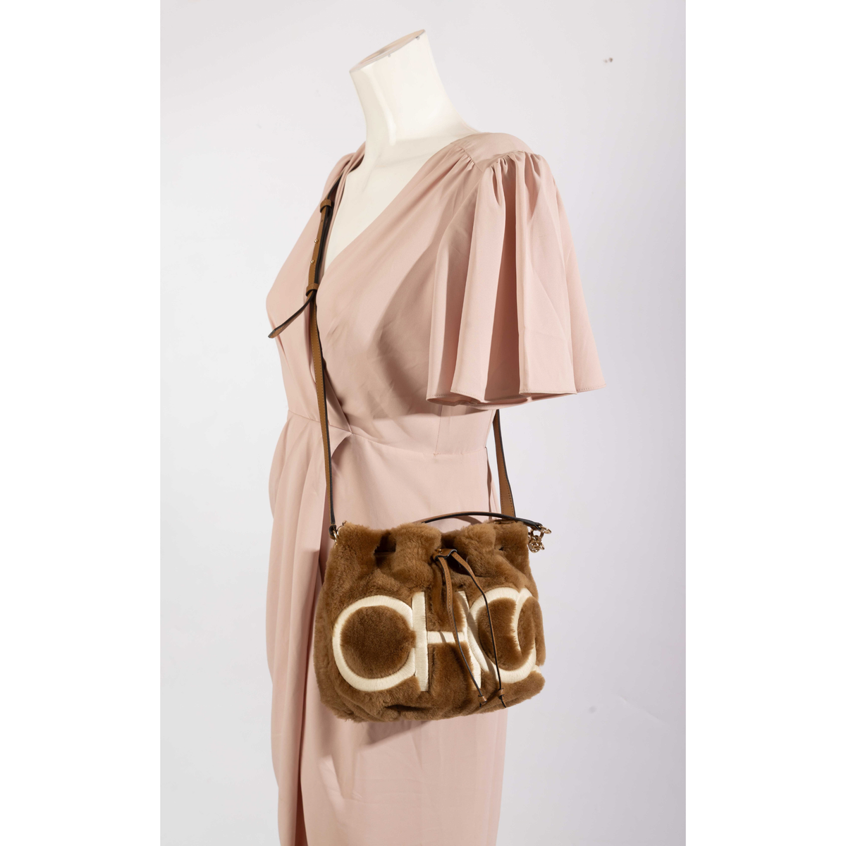 Jimmy Choo Shearling Satchel