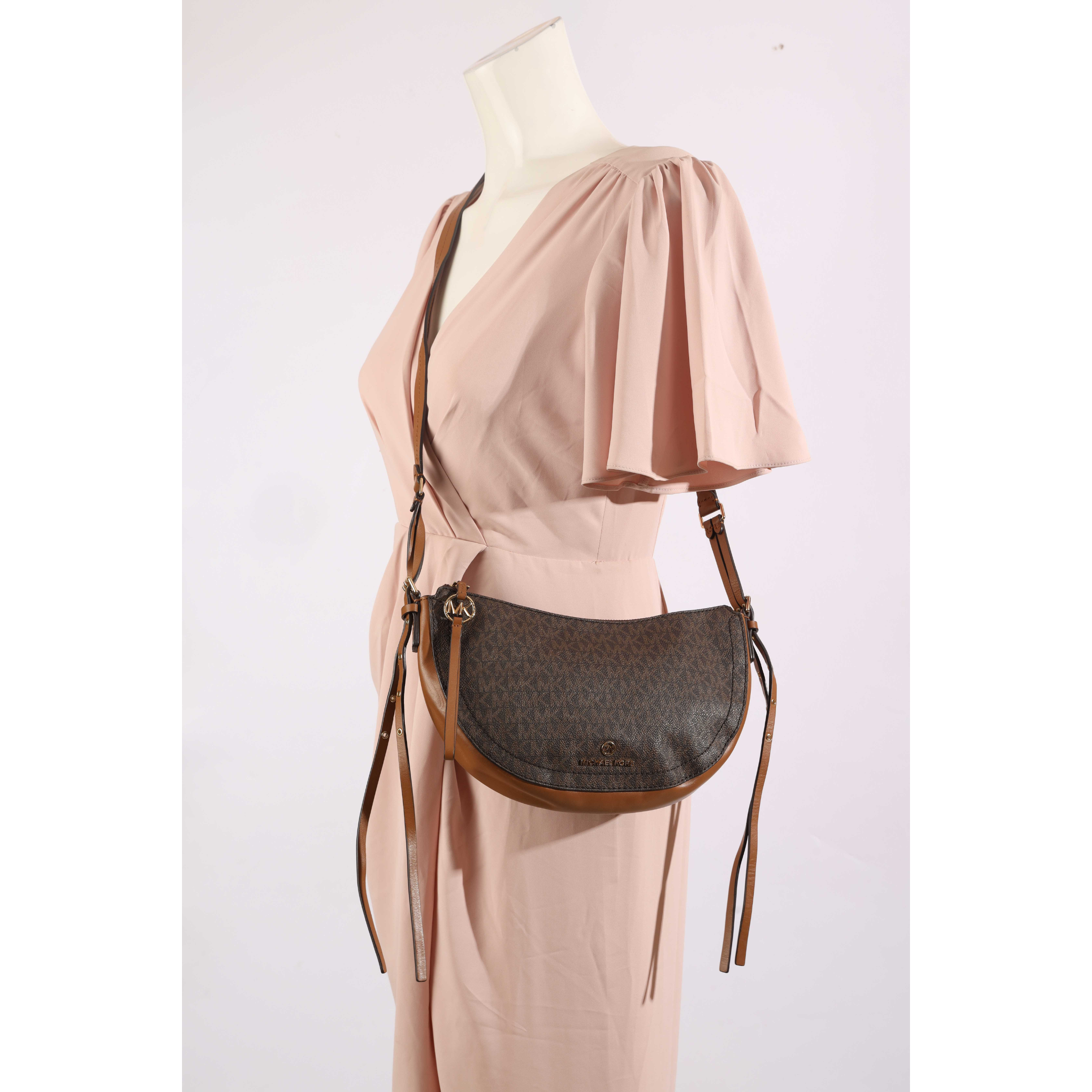 Michael Kors Dover Half Moon Crossbody Bag