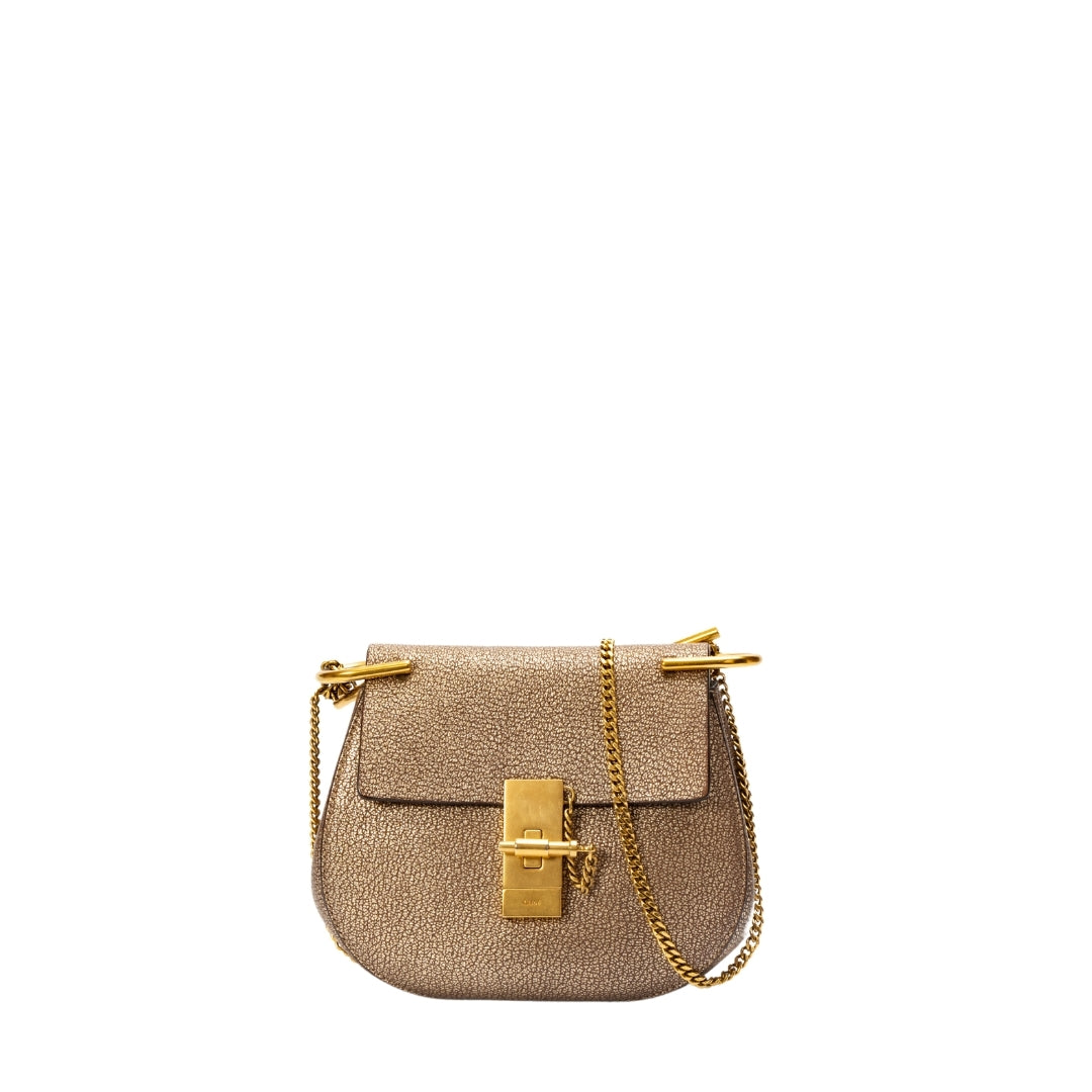 Chloe Leather Drew Crossbody Bag
