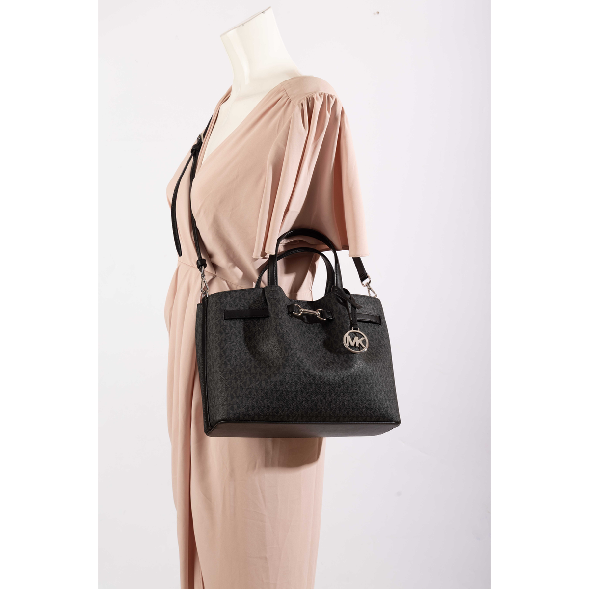 Michael Kors Black Carson Convertible Satchel