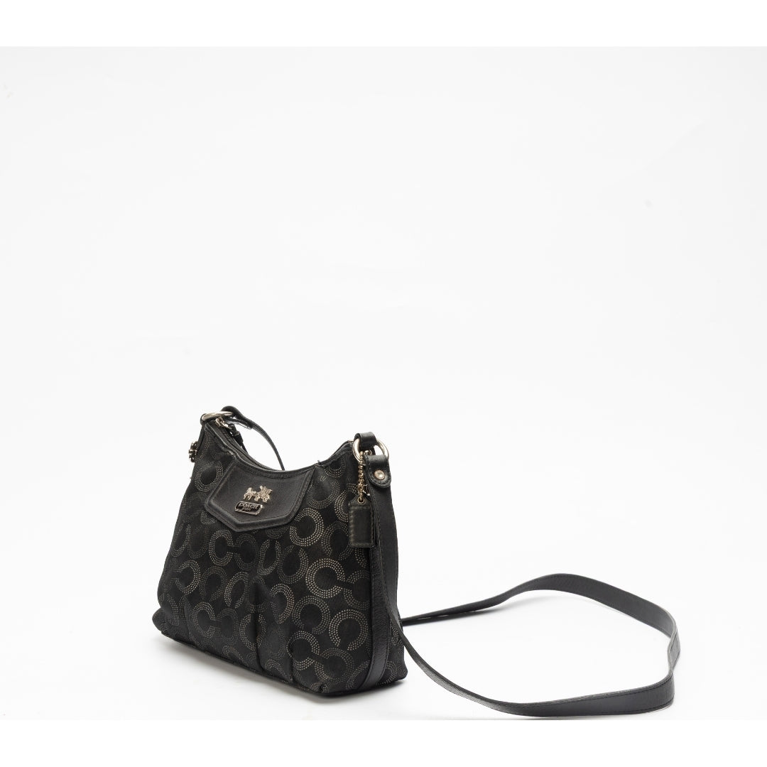 Coach Madison Dotted Art Shoulder Bag