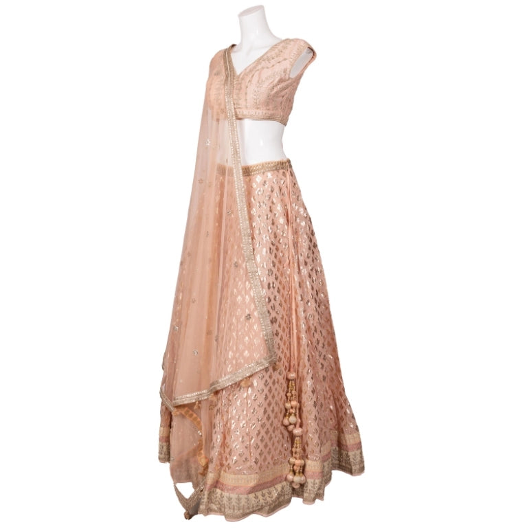 Anita Dongre Brocade Embroidered Lehenga Set