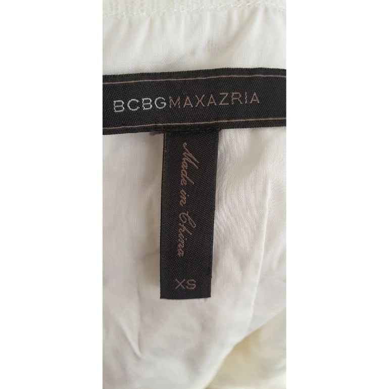 BCBG Maxazria White Lace Top