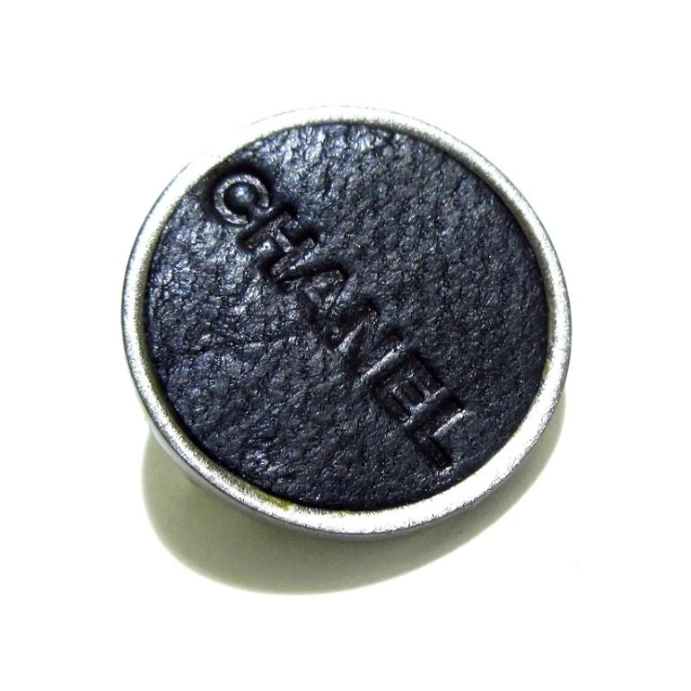 Chanel Black Stud Earrings