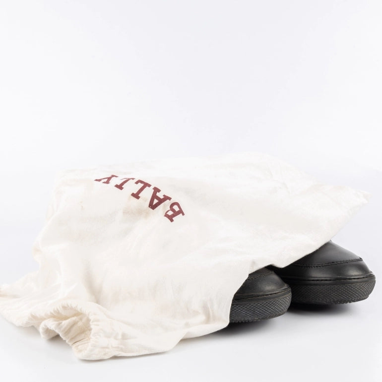 Bally Leather Striped Sneakers