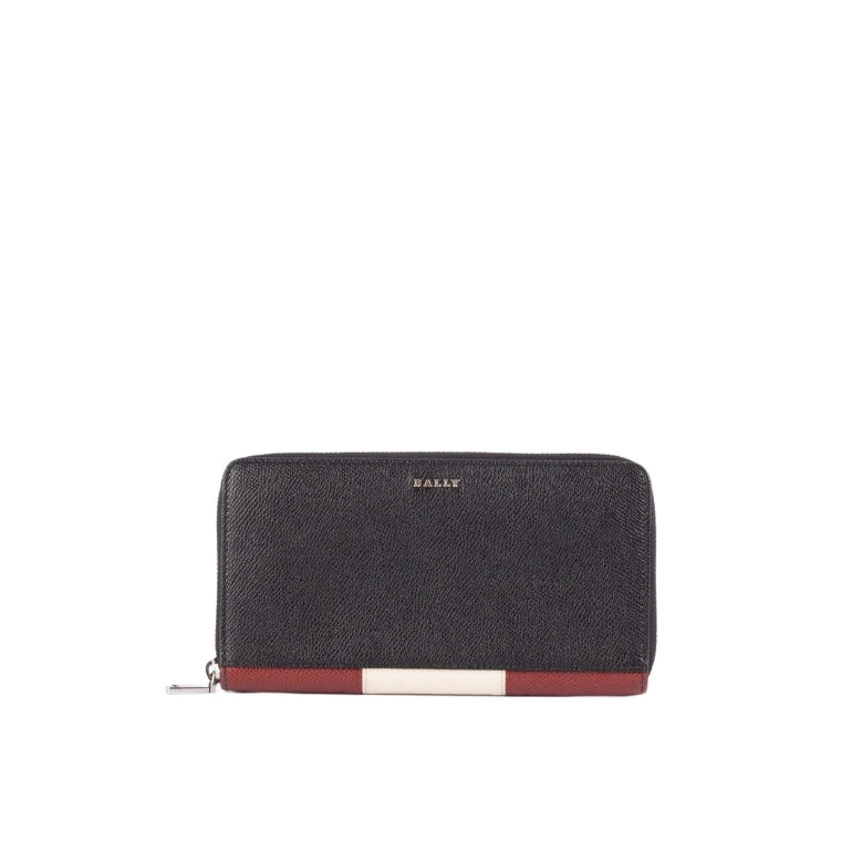 Bally Telen Leather Travel Wallet