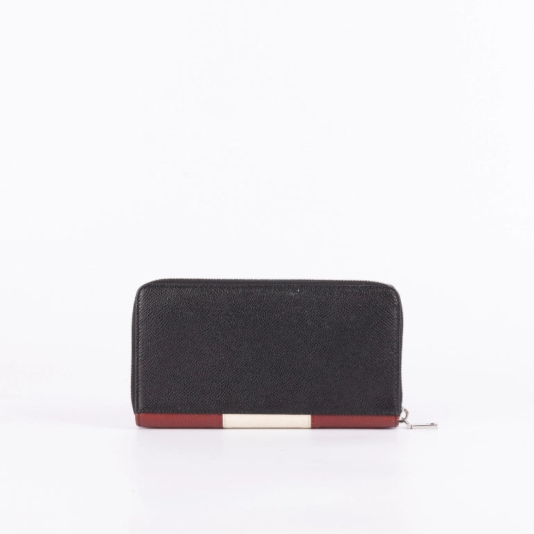 Bally Telen Leather Travel Wallet