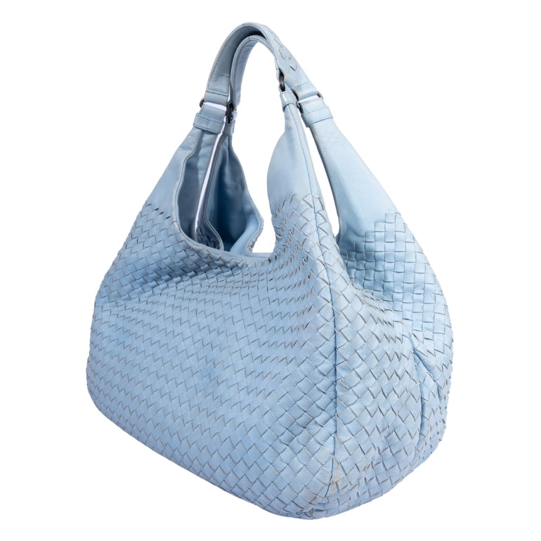 Bottega Veneta Campana Intrecciato Leather Hobo Bag
